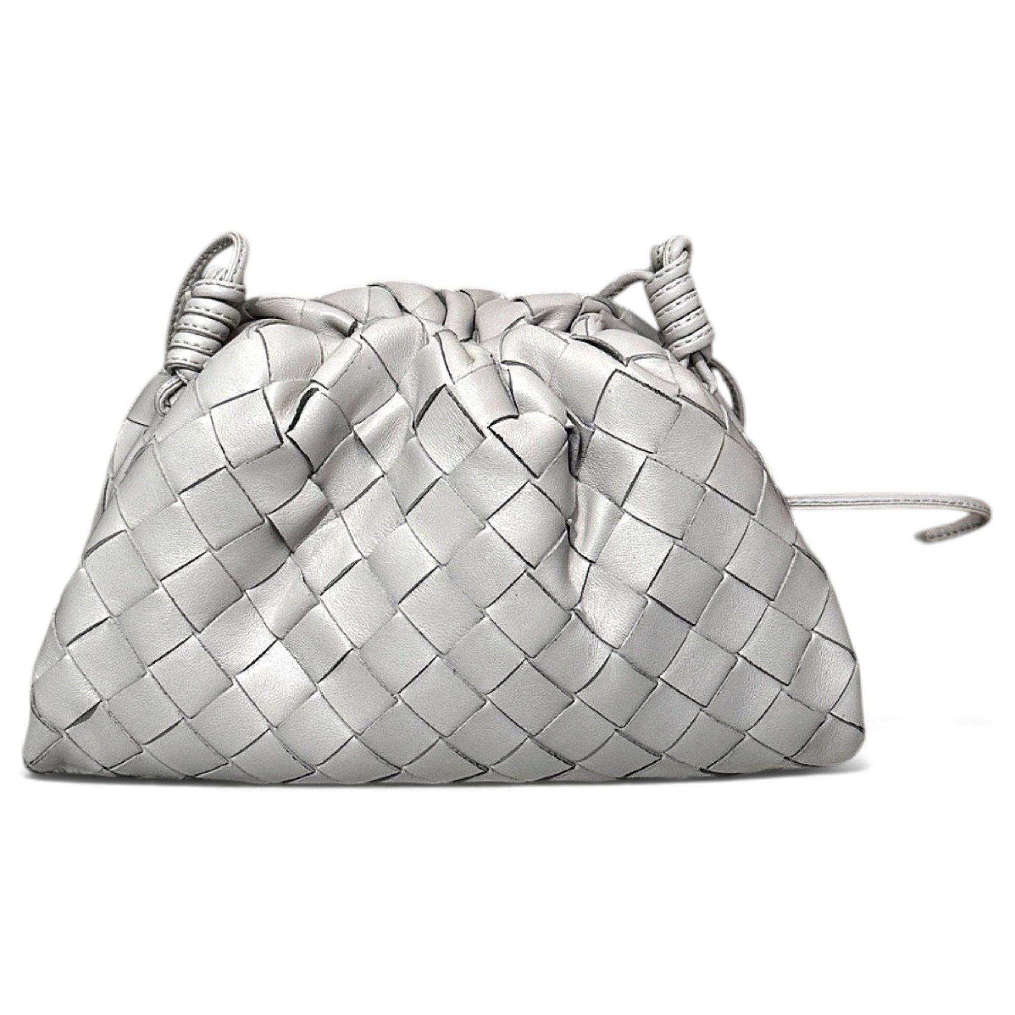Pouch leather crossbody bag