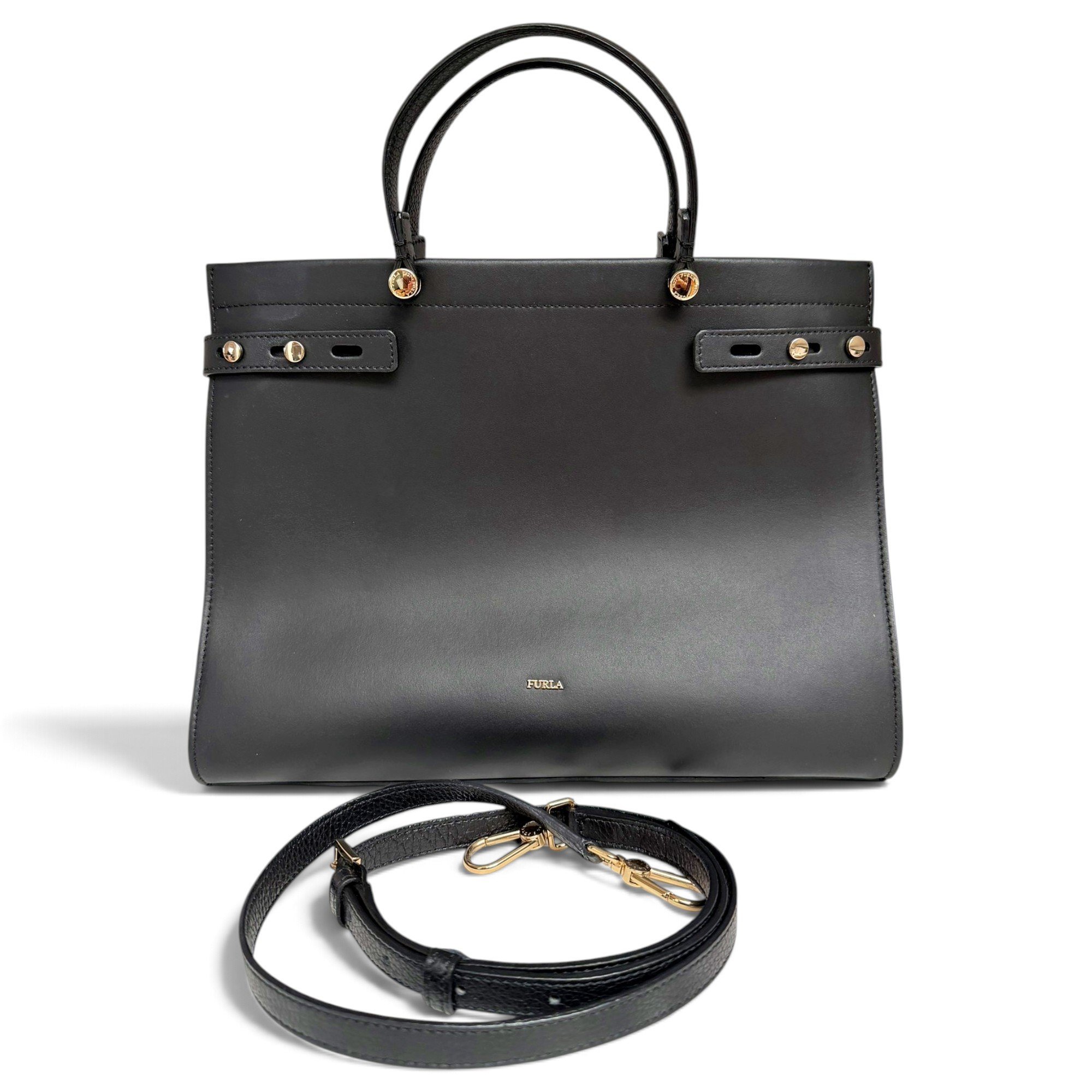 Leather handbag