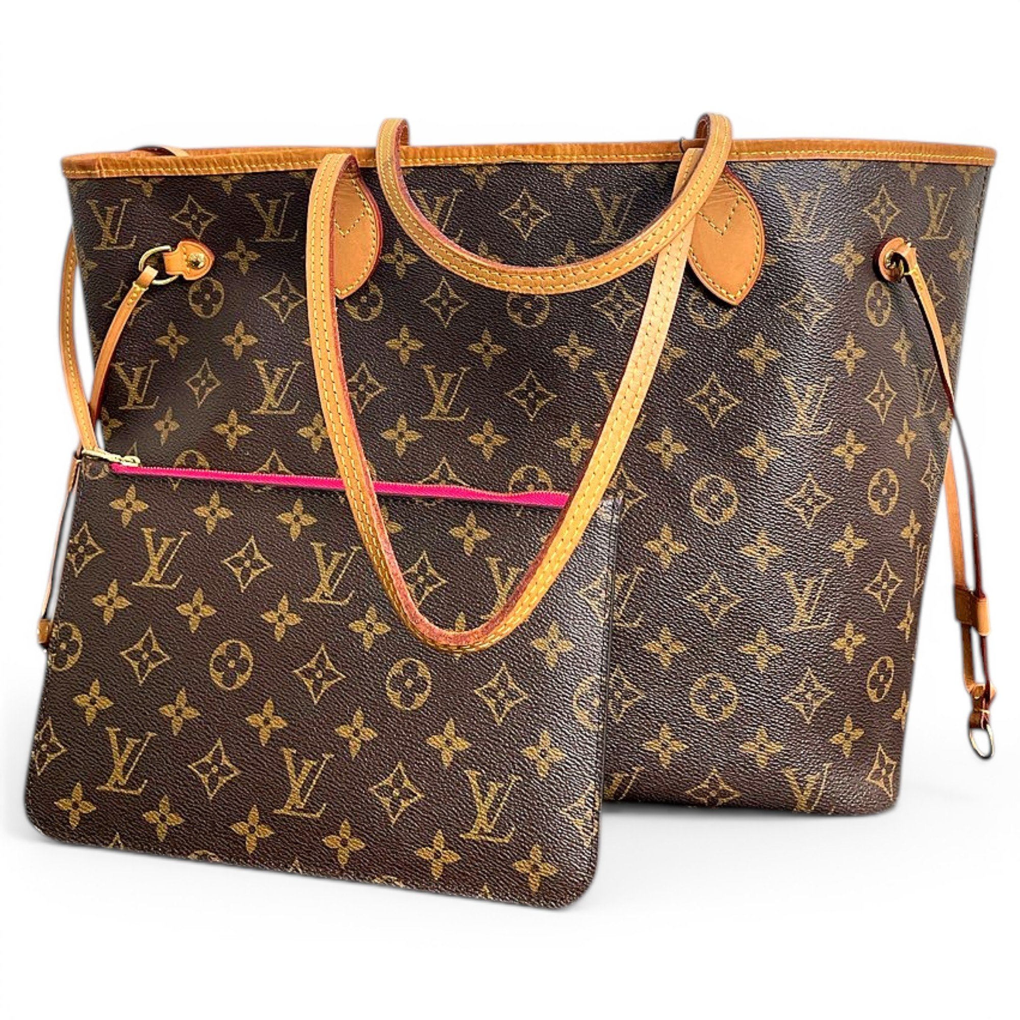 Neverfull leather tote