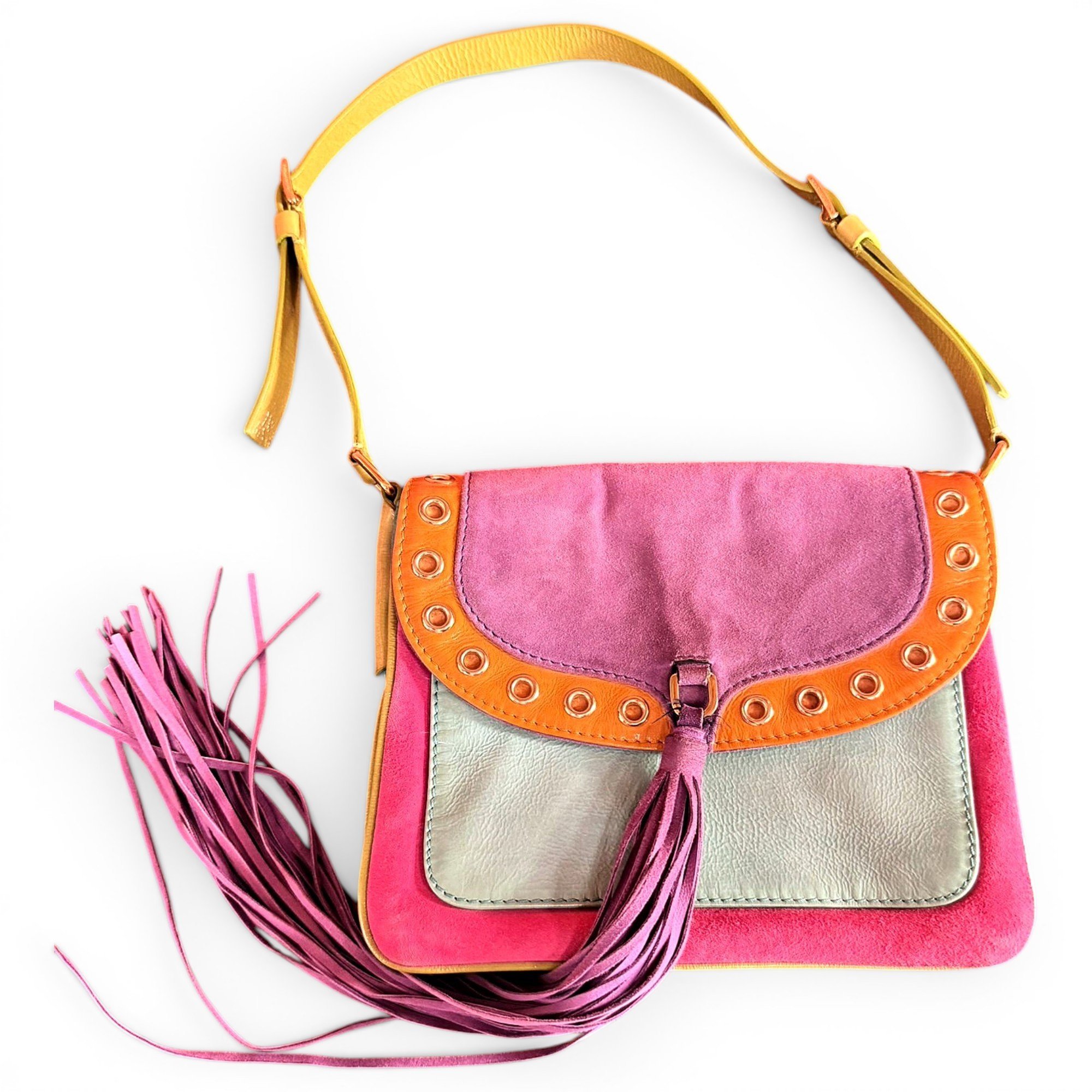 Velvet handbag