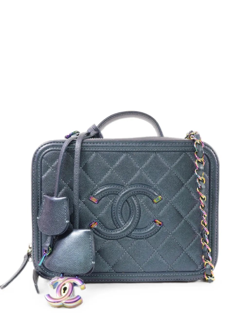 medium CC Filigree quilted cross body bag