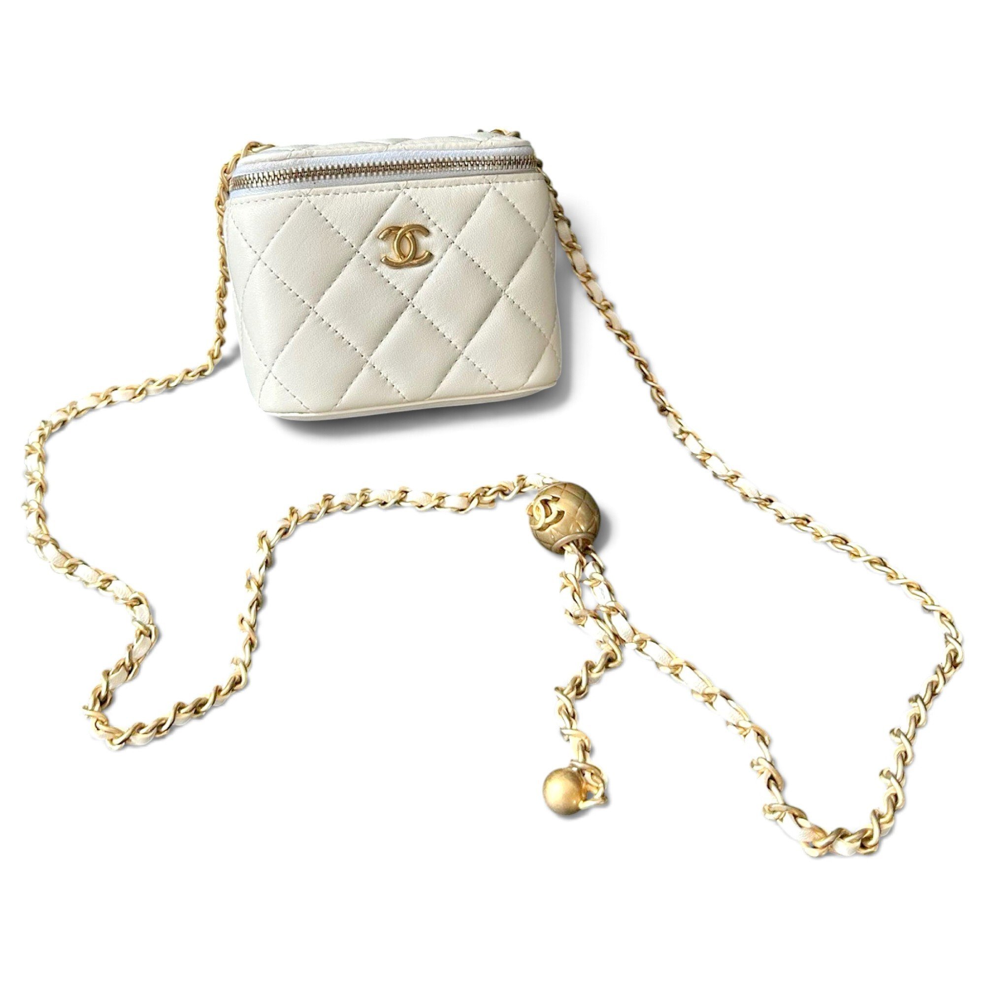 Trendy CC Vanity leather mini bag