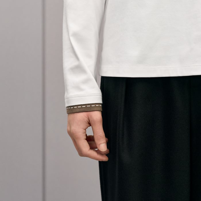 Blanc "Sellier" T-shirt
