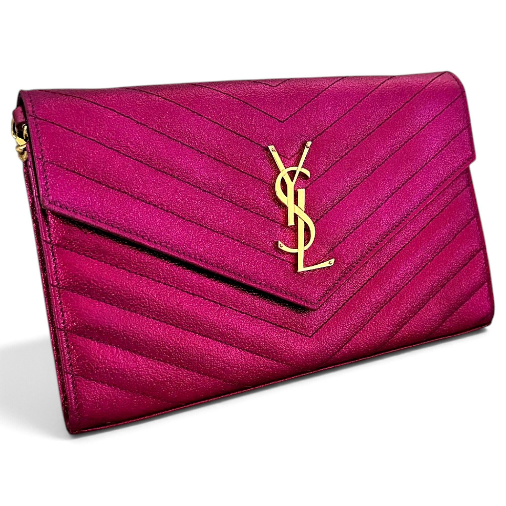 Kate monogramme leather clutch bag
