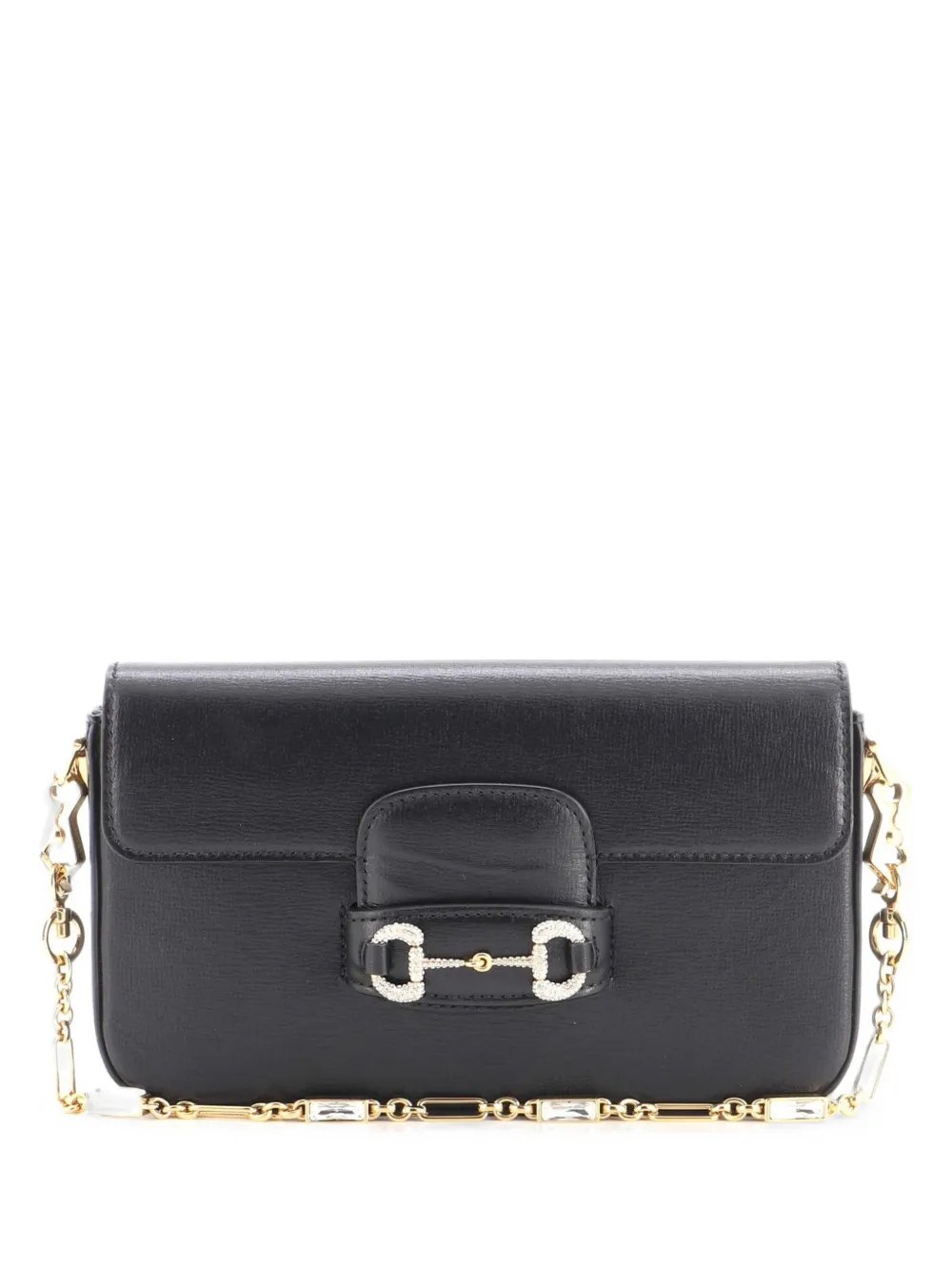 Horsebit 1955 Leather with Crystal Detail Mini shoulder bag