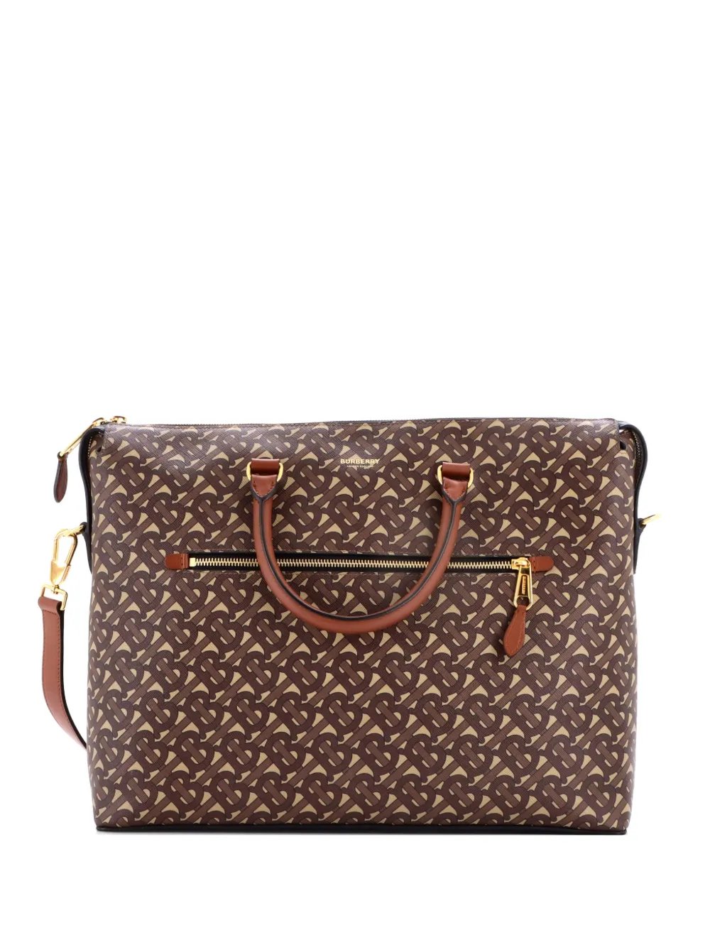 Manchester Zip Briefcase Monogram E-Canvas business bag