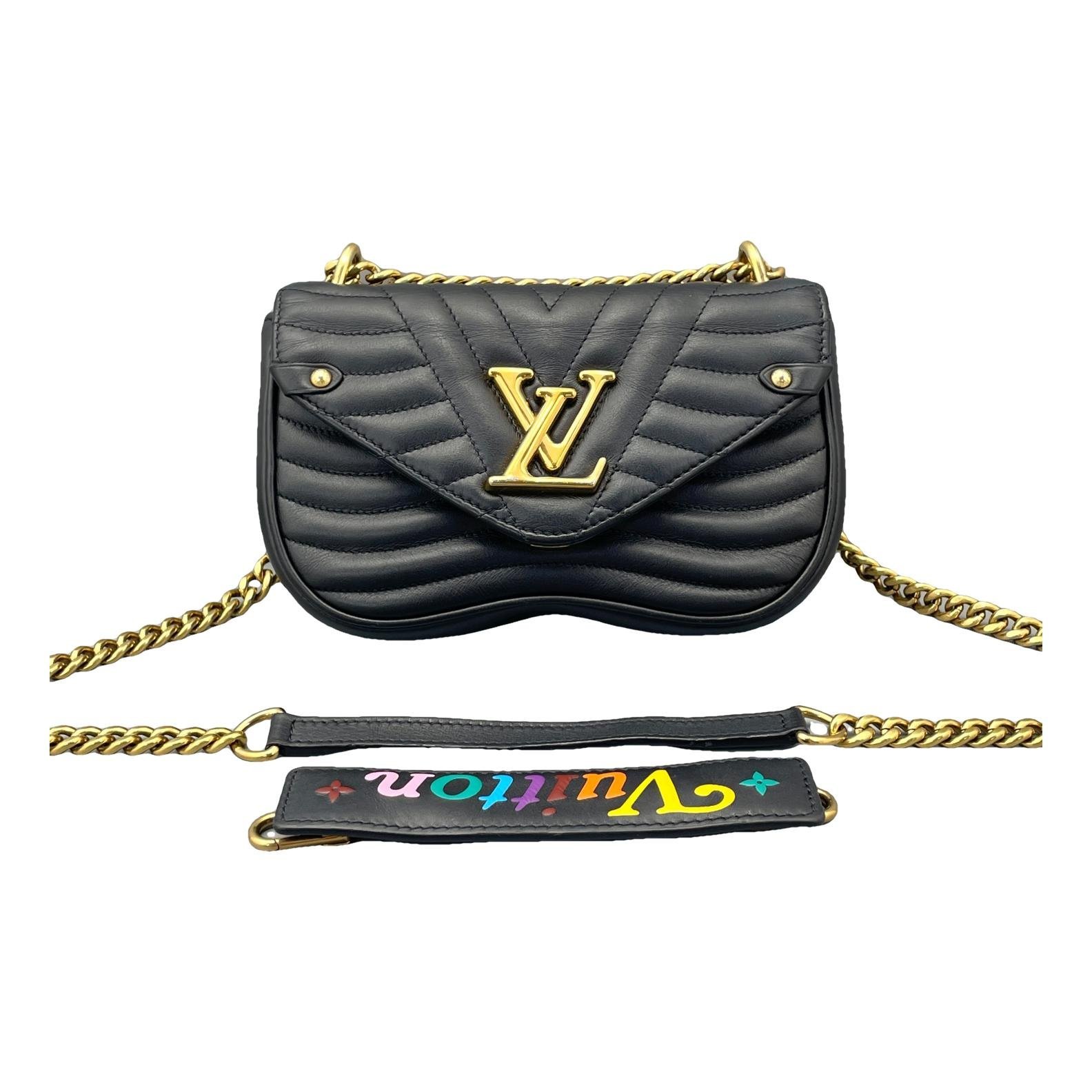 New Wave leather handbag
