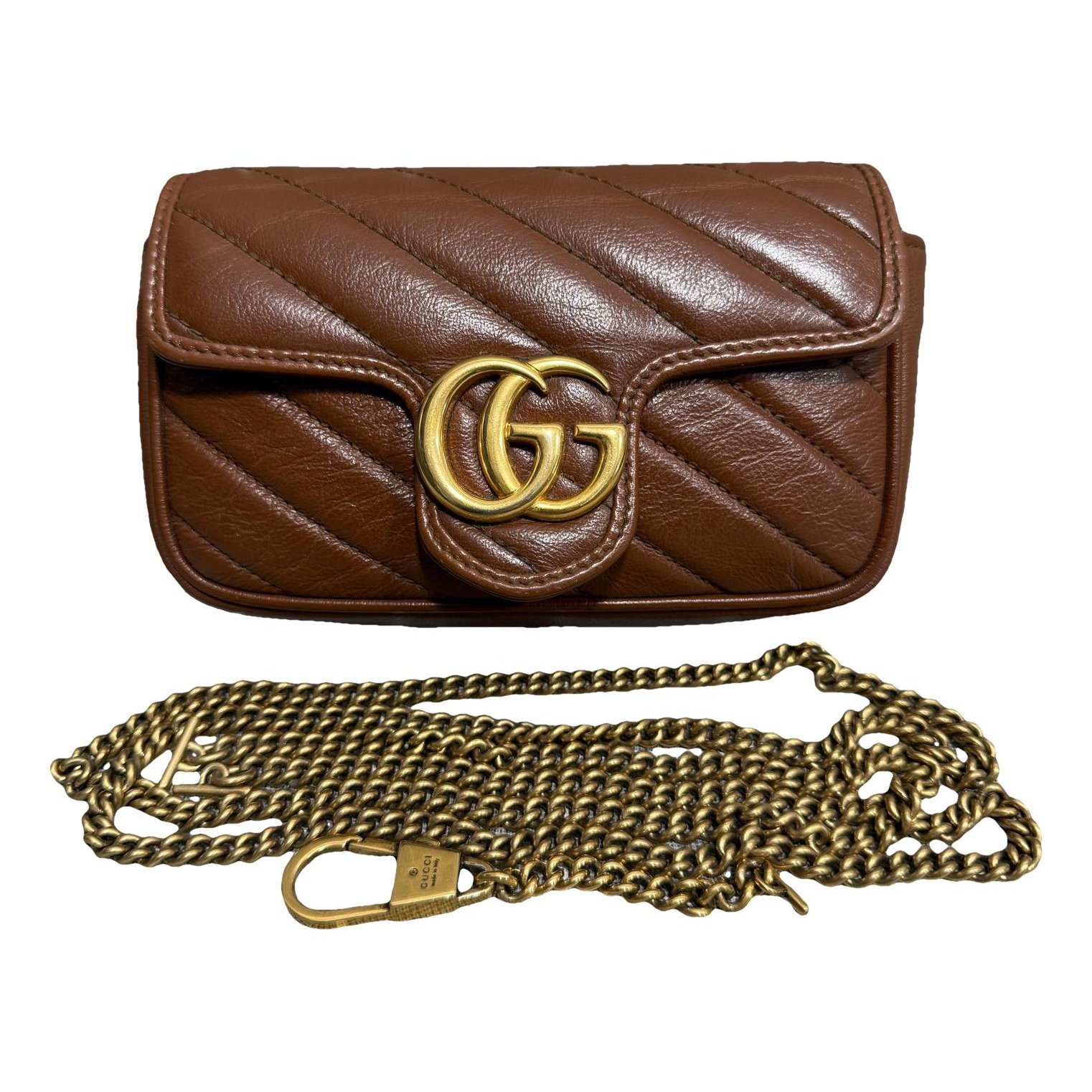 GG Marmont Flap leather handbag