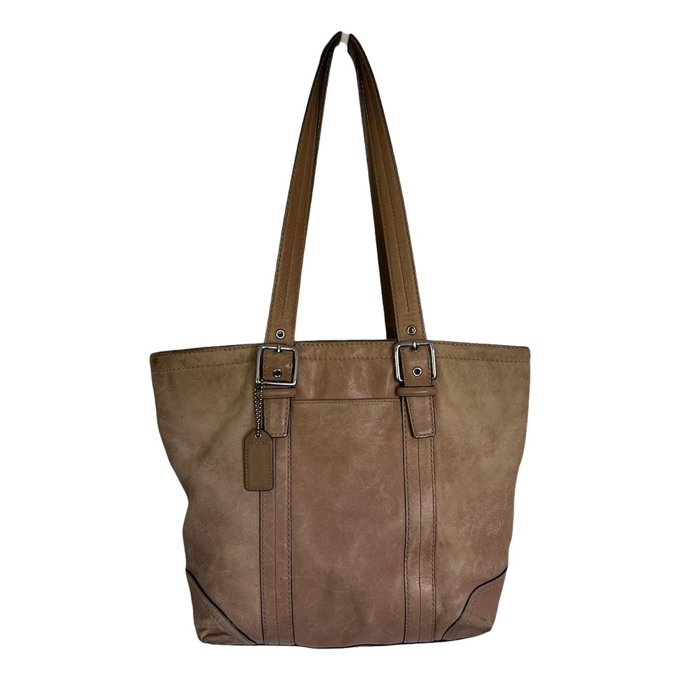 Leather tote