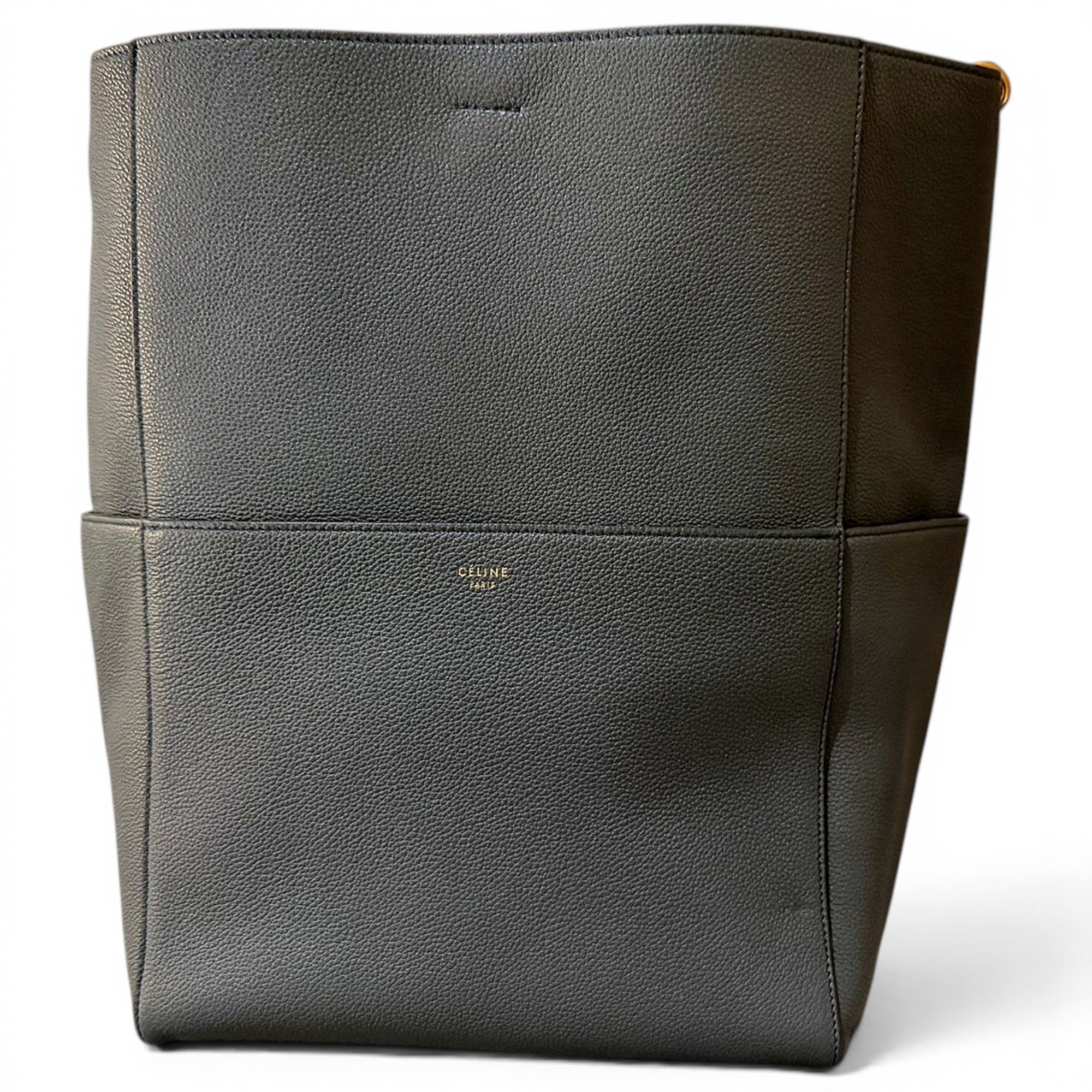 Seau Sangle leather tote