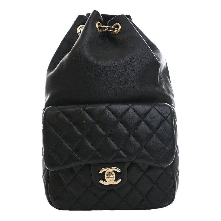 Leather backpack