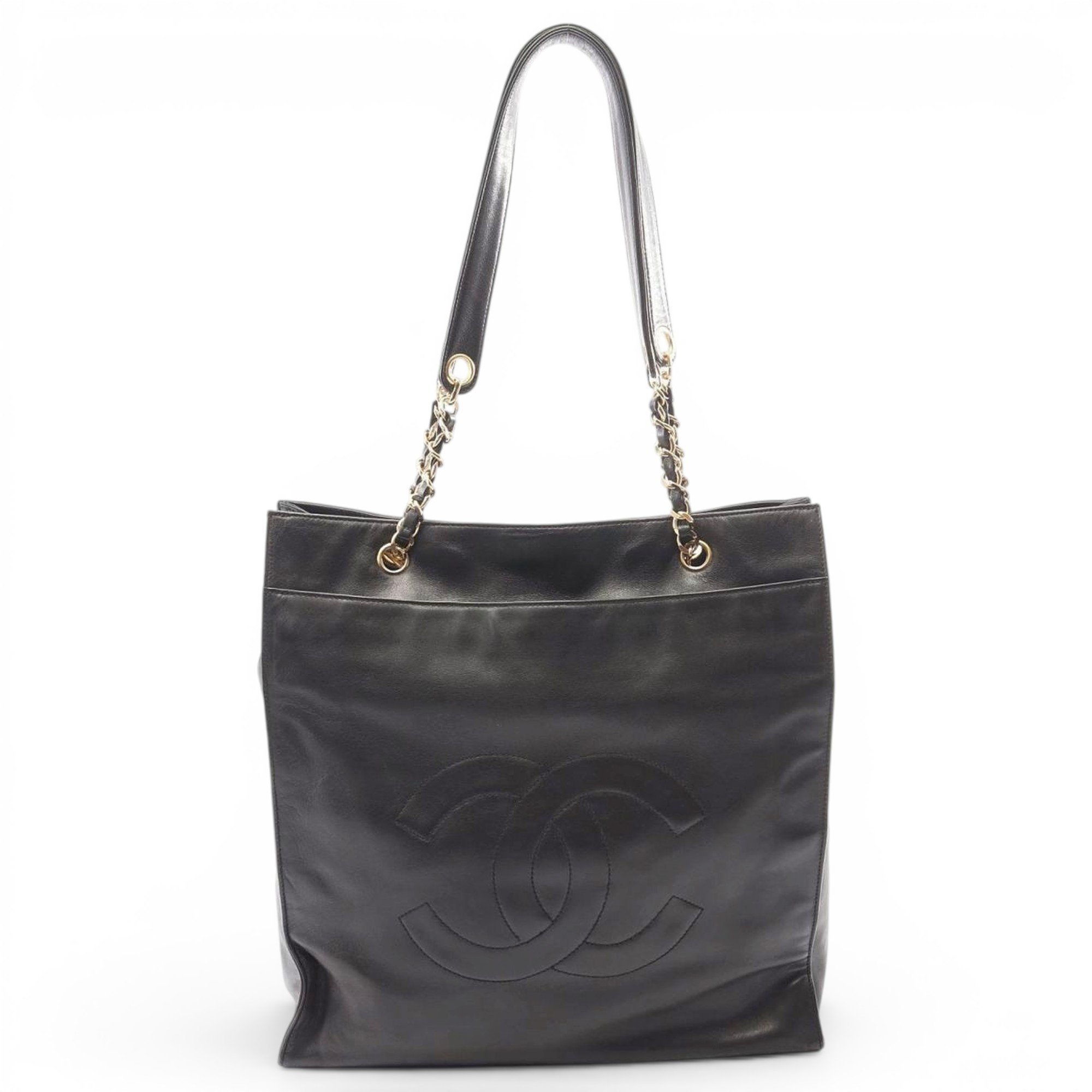 Leather tote