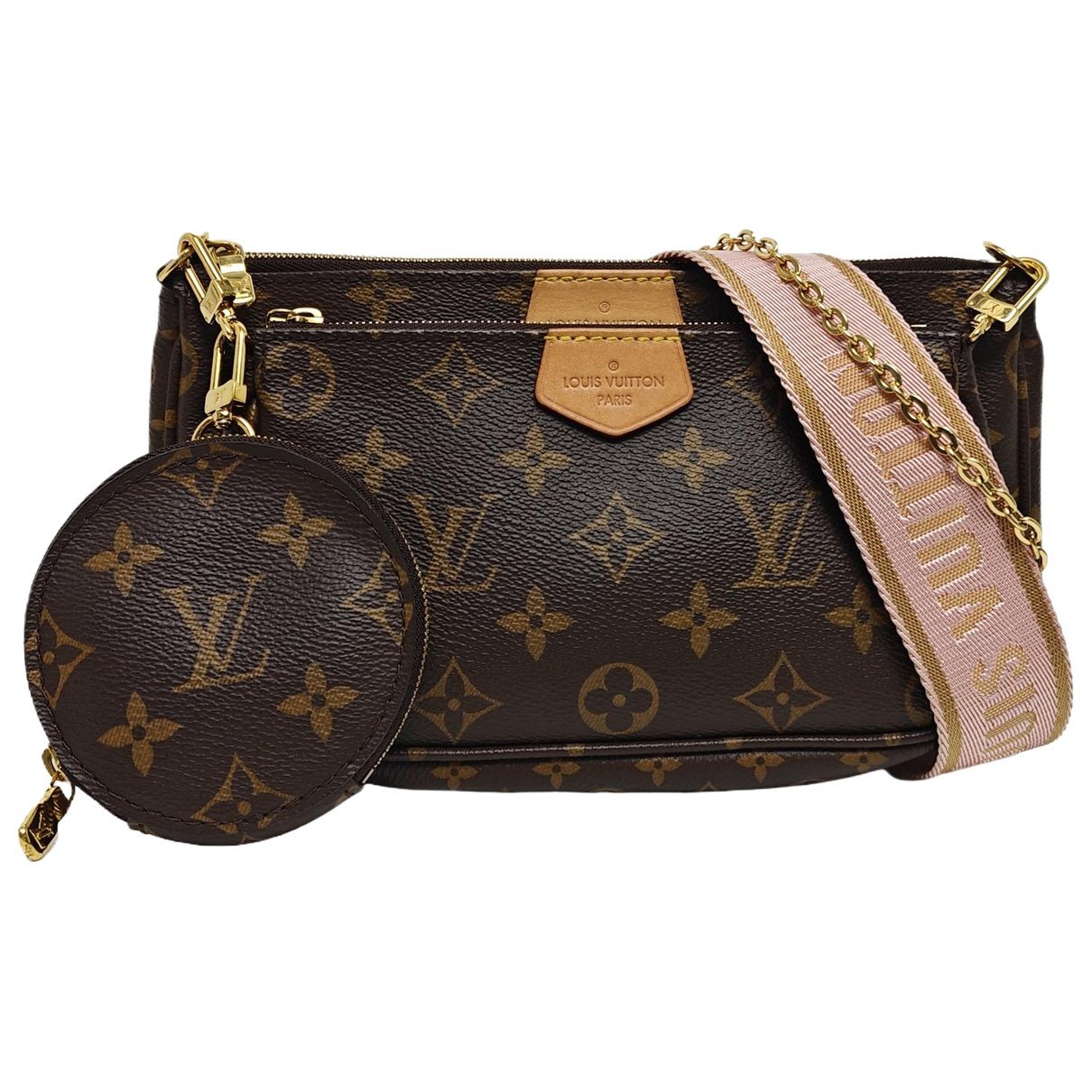 Maxi Multi Pochette Accessoires leather crossbody bag