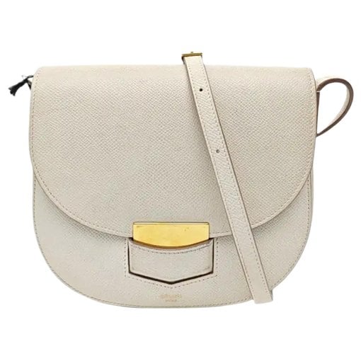 Trotteur leather handbag