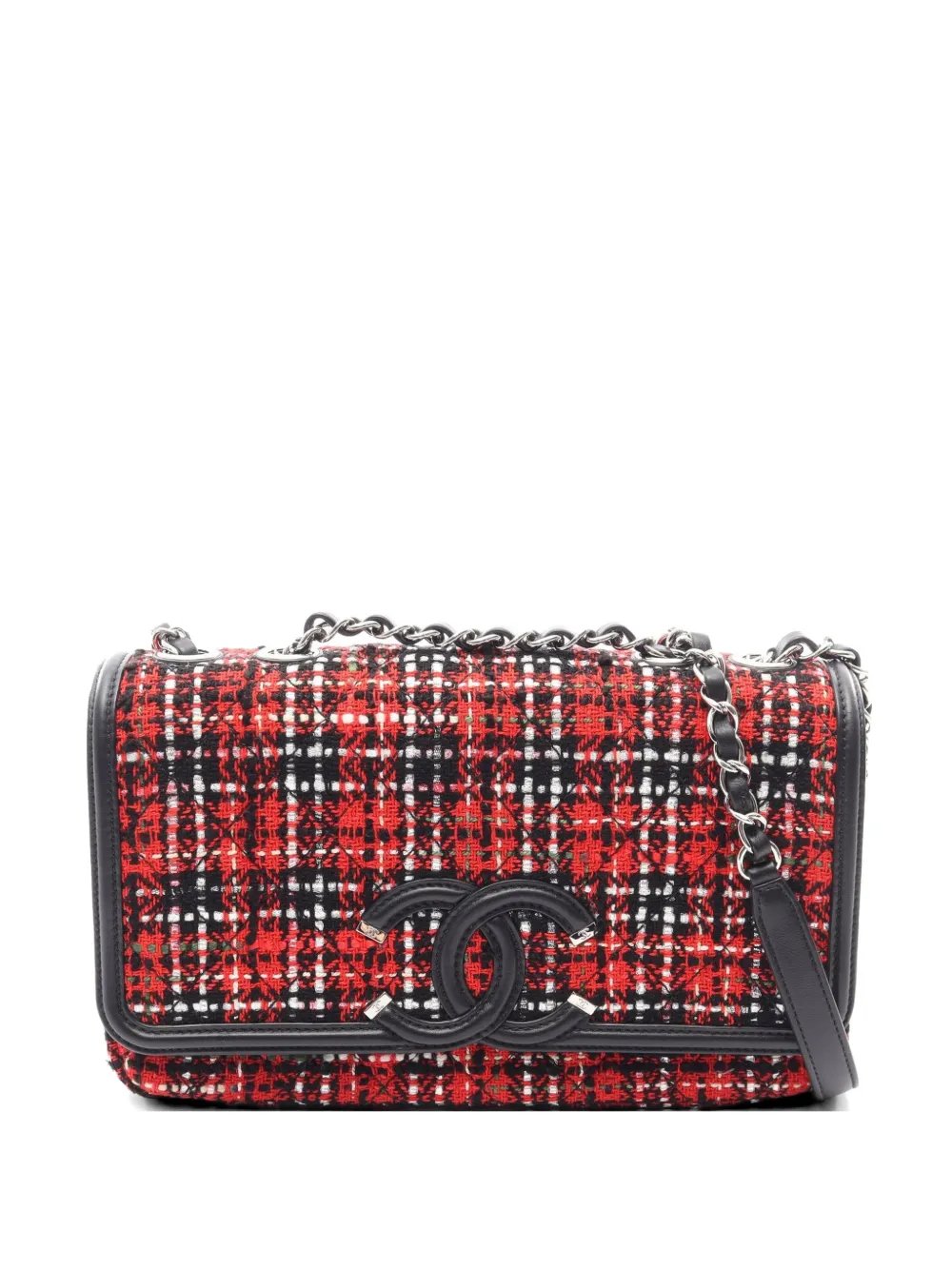 2020-2021 CC Filigree matelassé chain shoulder bag