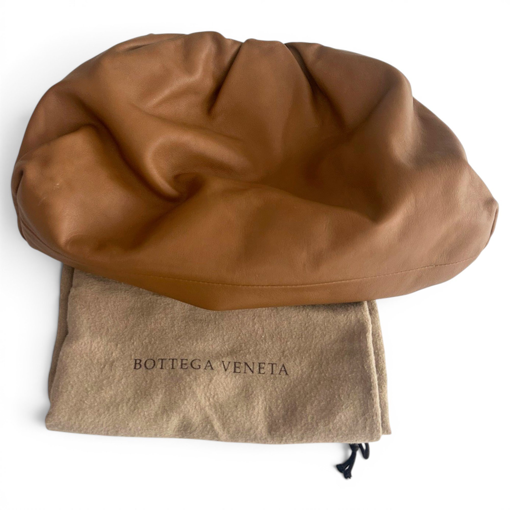 Pouch leather clutch bag