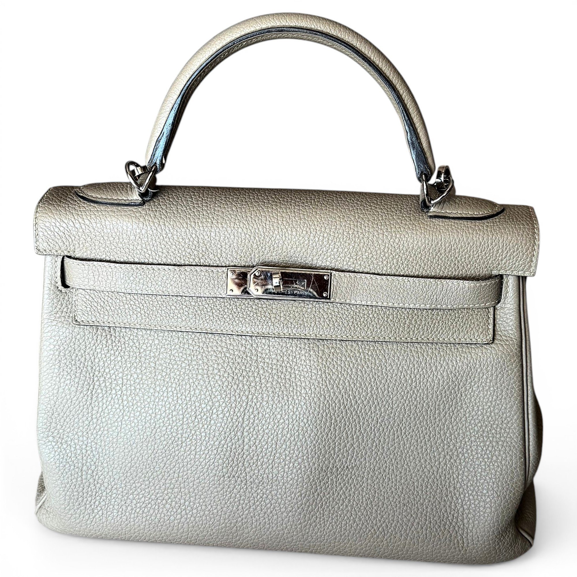 Kelly 32 leather handbag