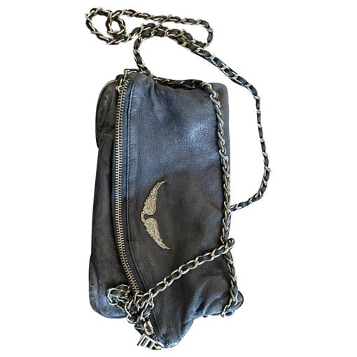 Rock leather crossbody bag