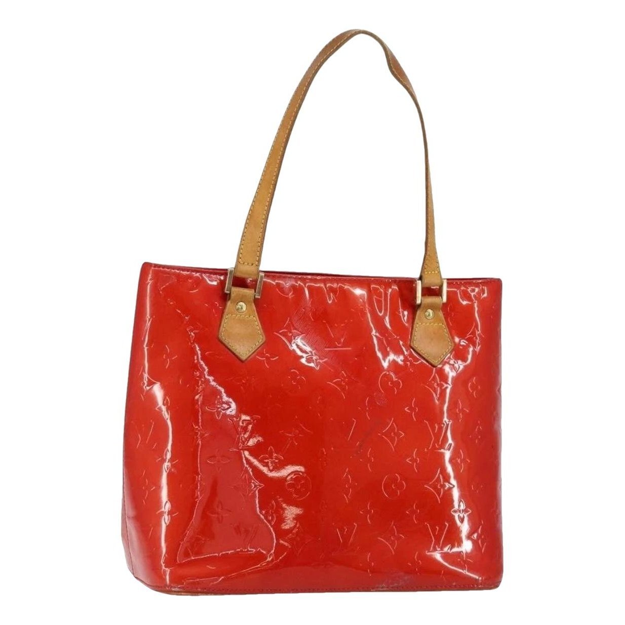 Patent leather handbag