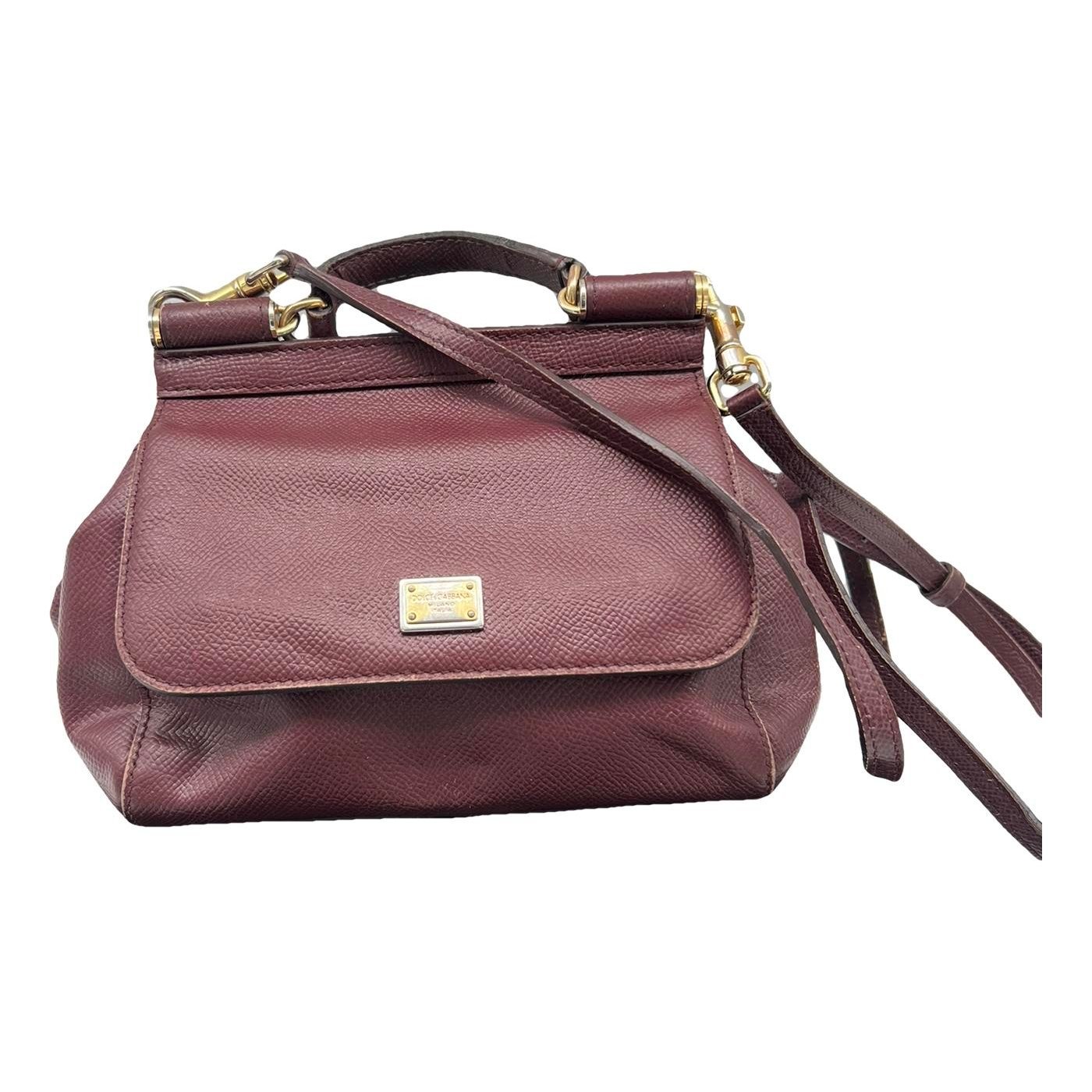 Dolce & Gabbana Sicily leather handbag