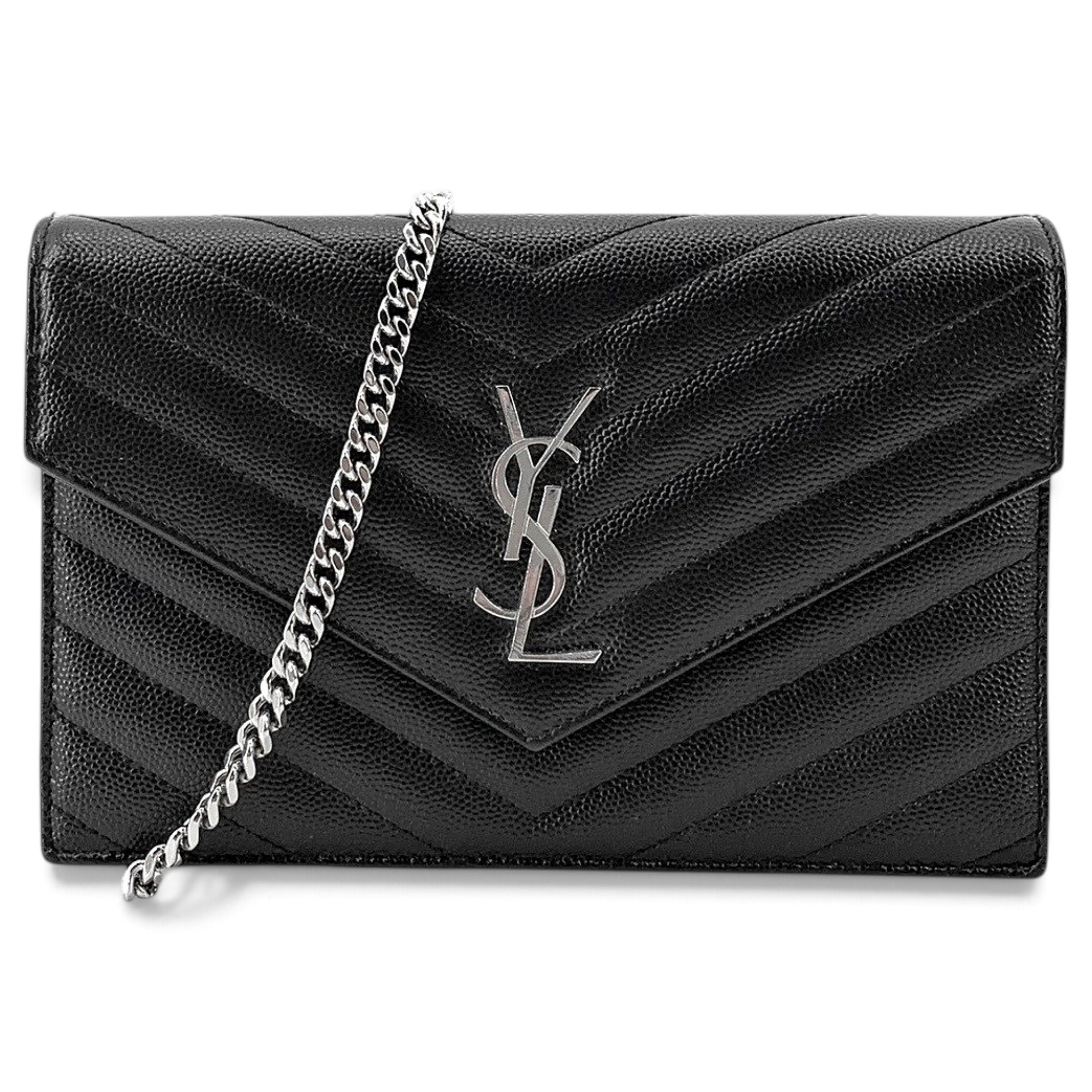 Envelope leather crossbody bag