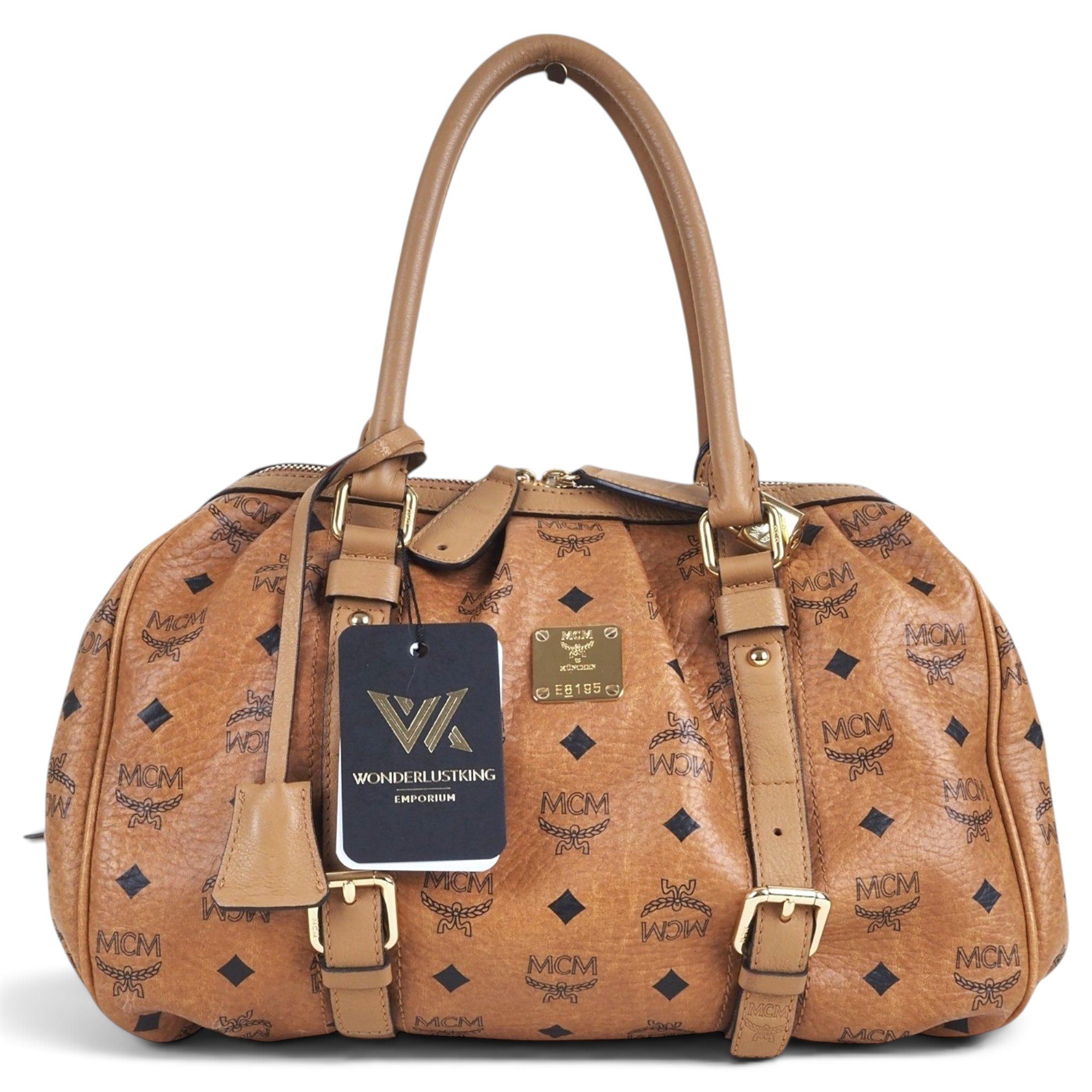 Boston leather handbag