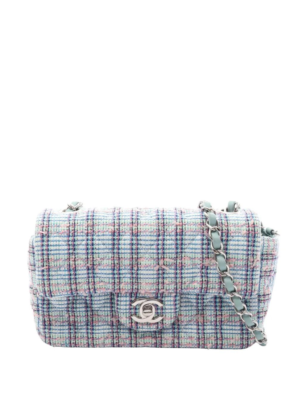2019 Classic Flap Matelassé tweed shoulder bag