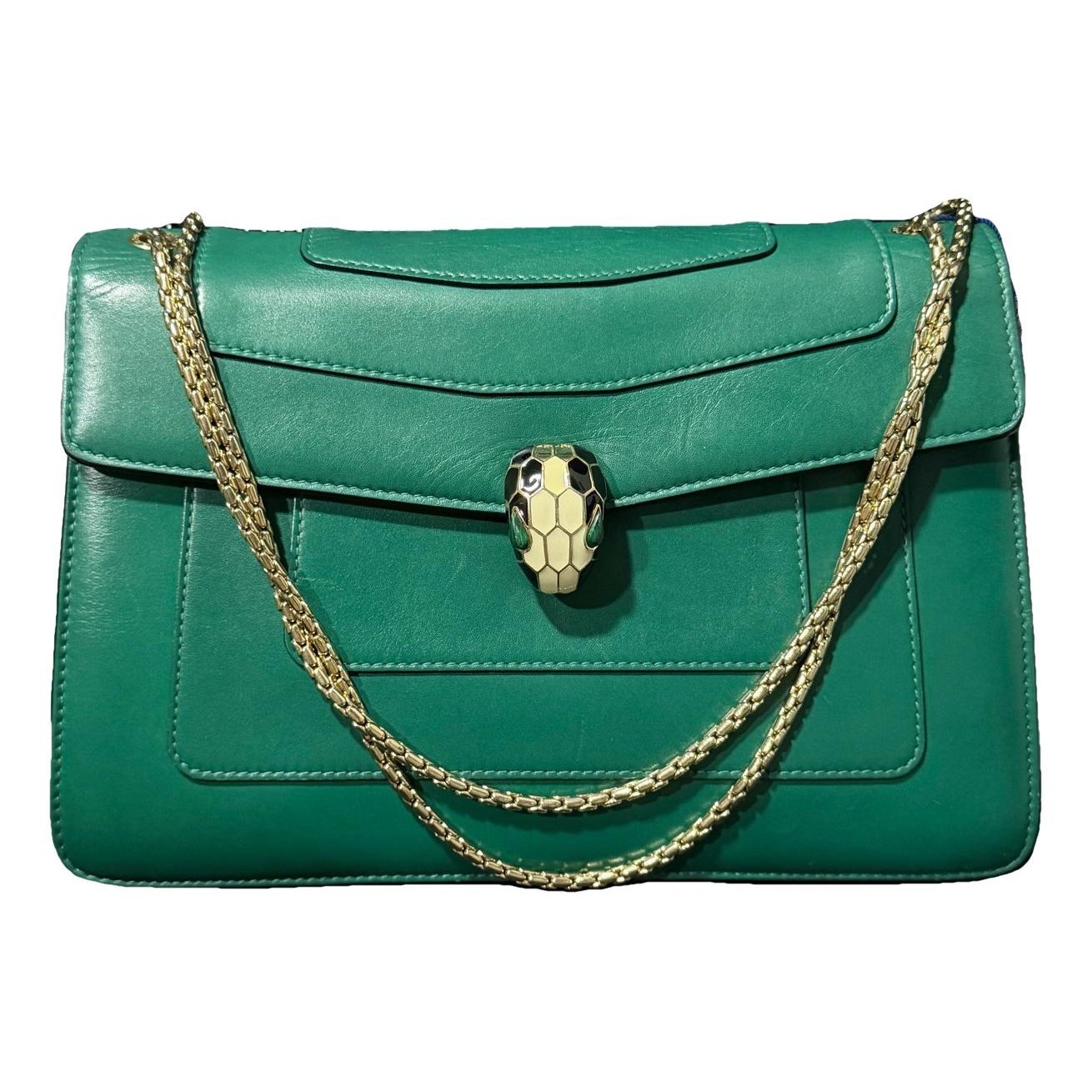 Serpenti leather crossbody bag