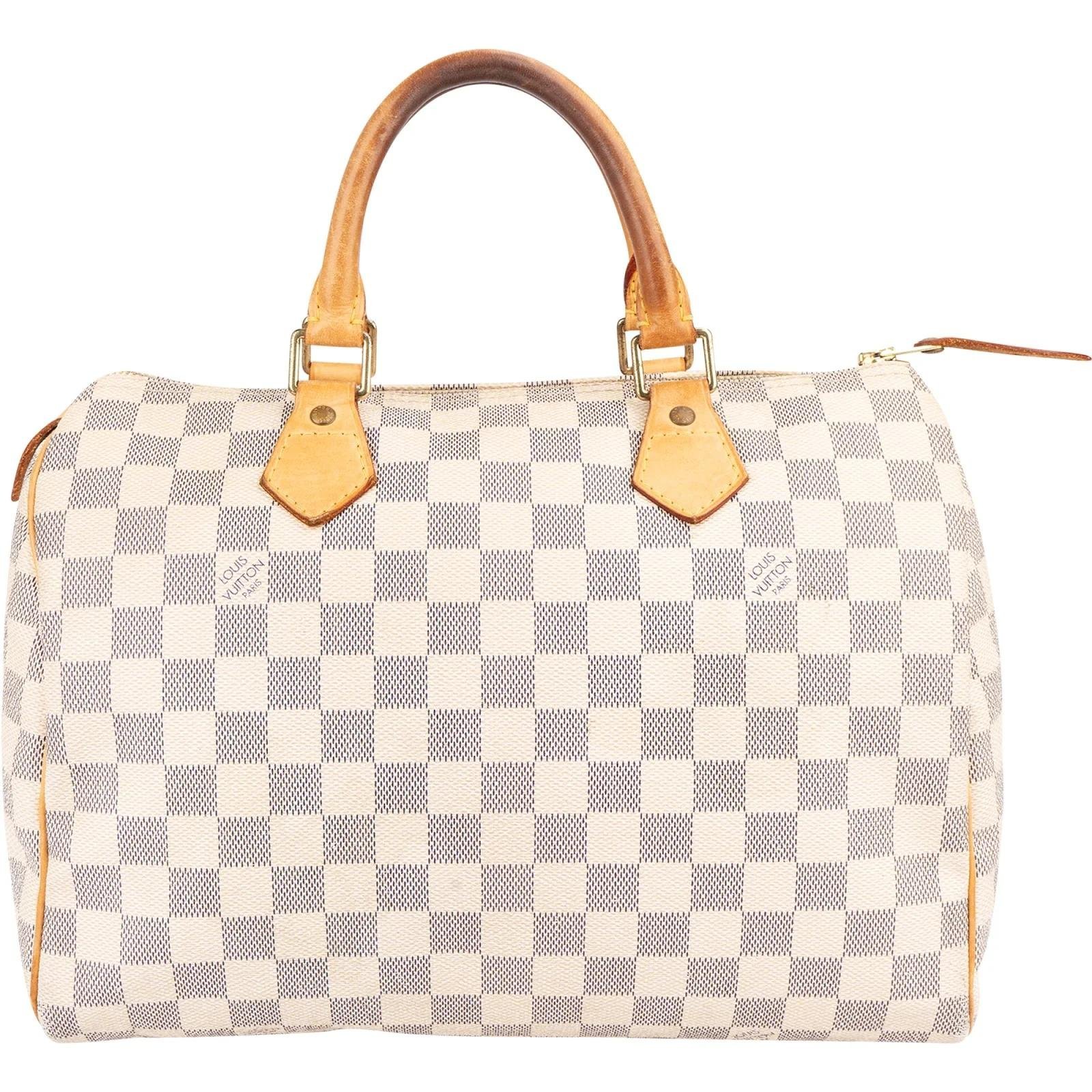 Speedy leather handbag