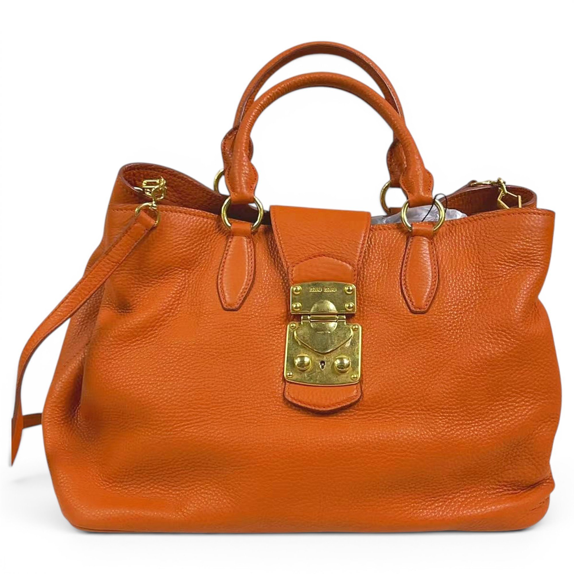 Leather handbag