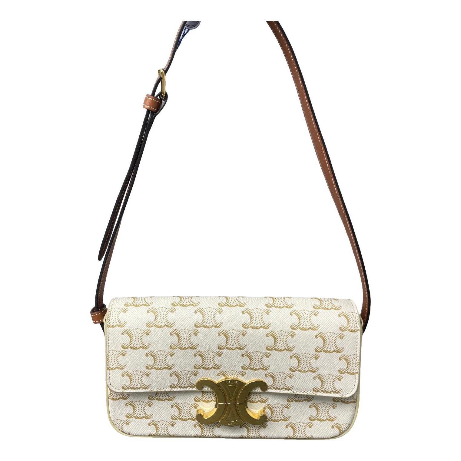 Triomphe Long leather handbag