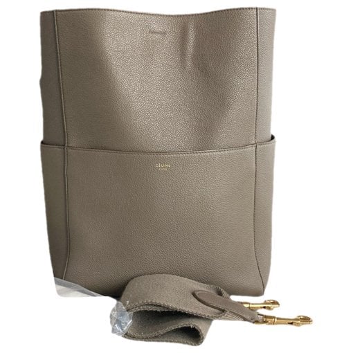 Seau Sangle leather tote