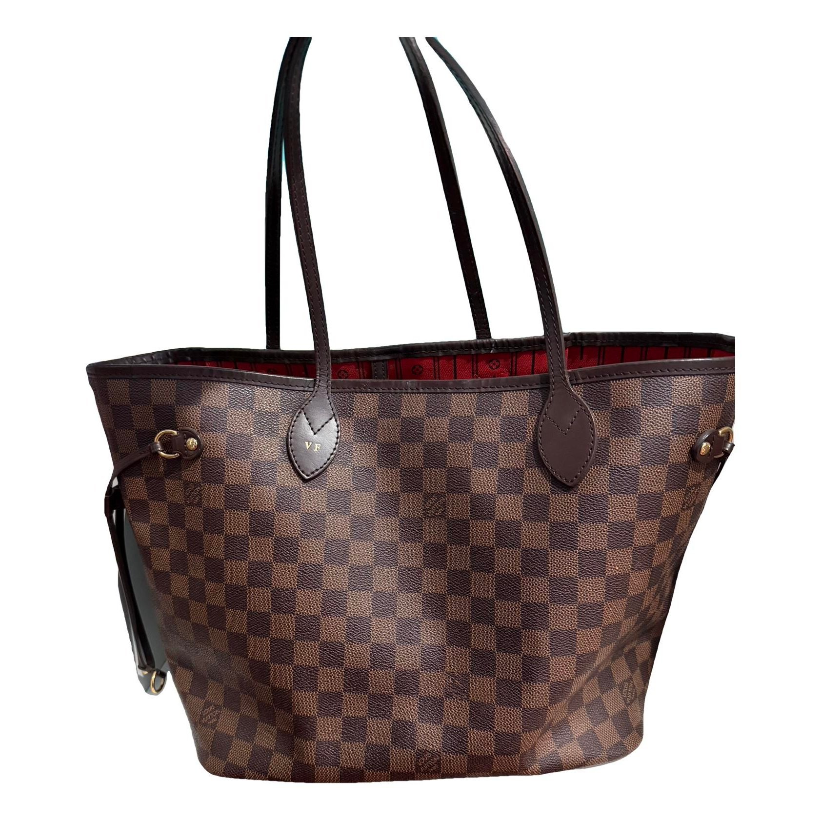 Louis Vuitton Neverfull leather handbag