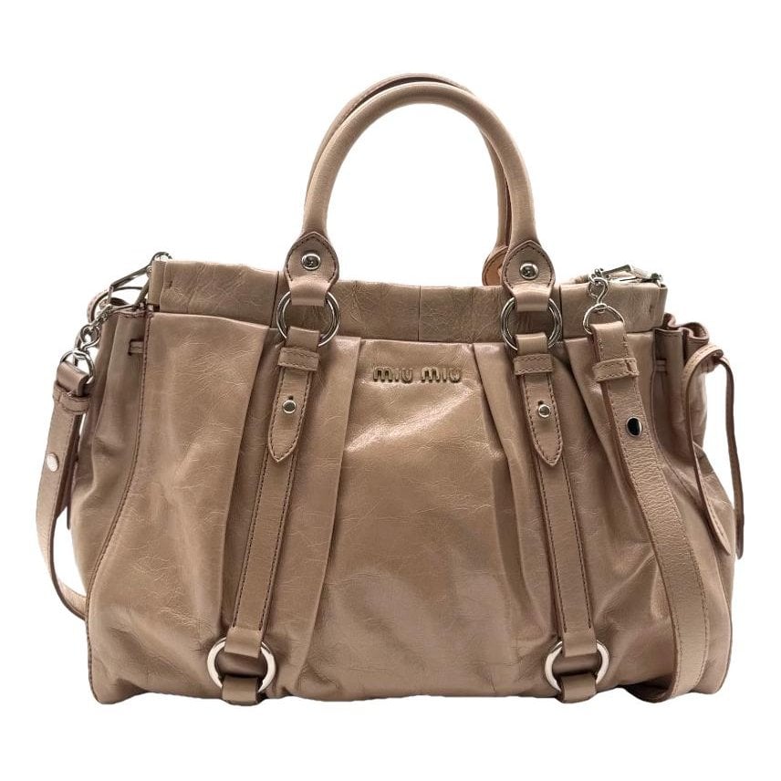 Miu Miu Vitello leather handbag