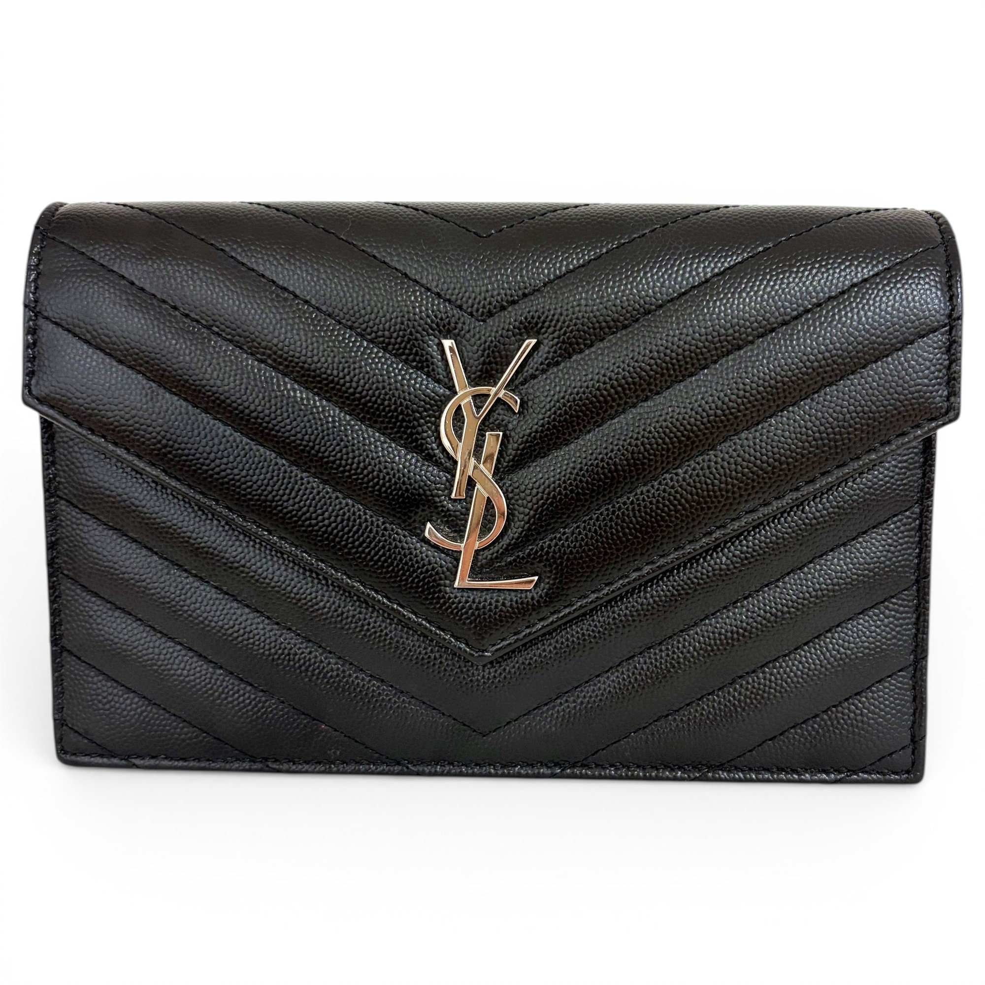Cassandre leather clutch bag