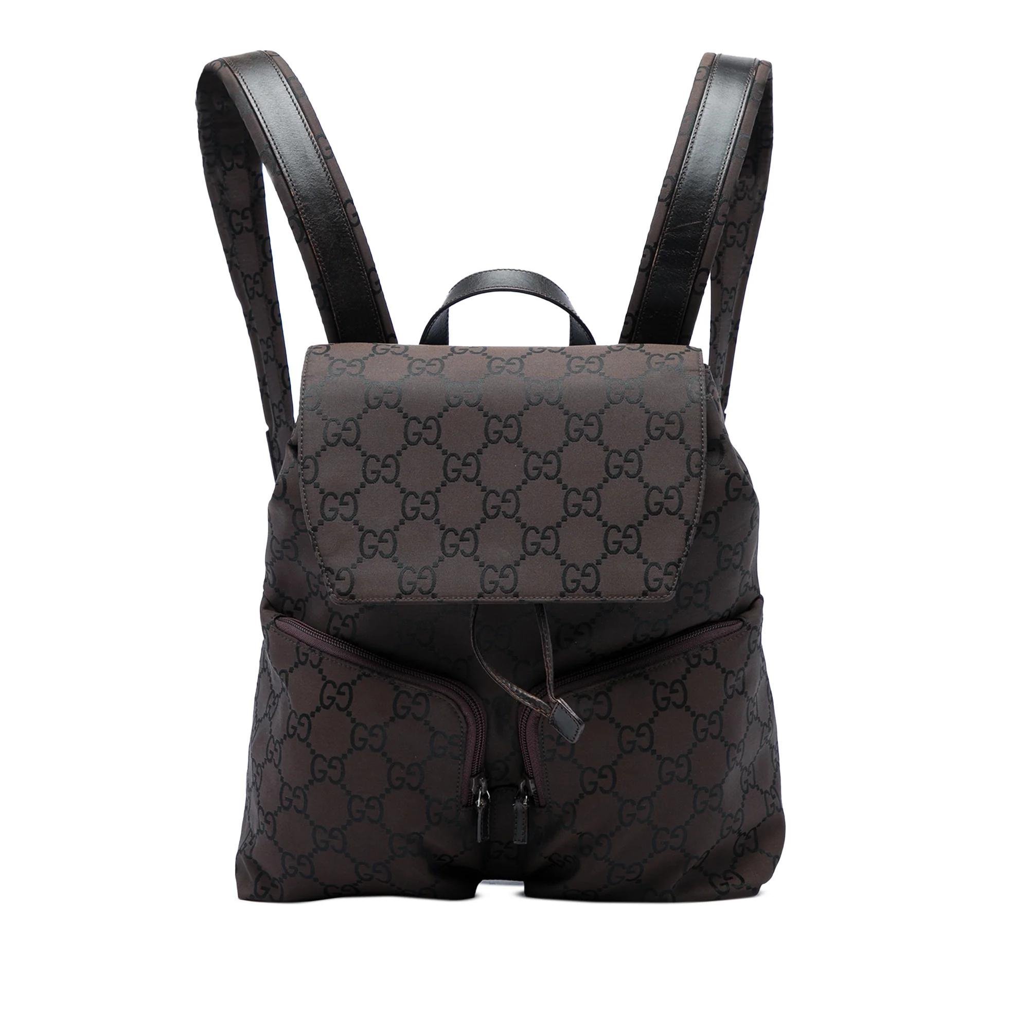 Leather backpack