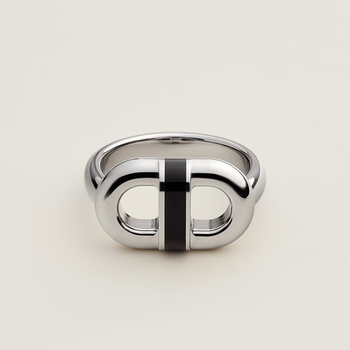 Noir Maillon Ring