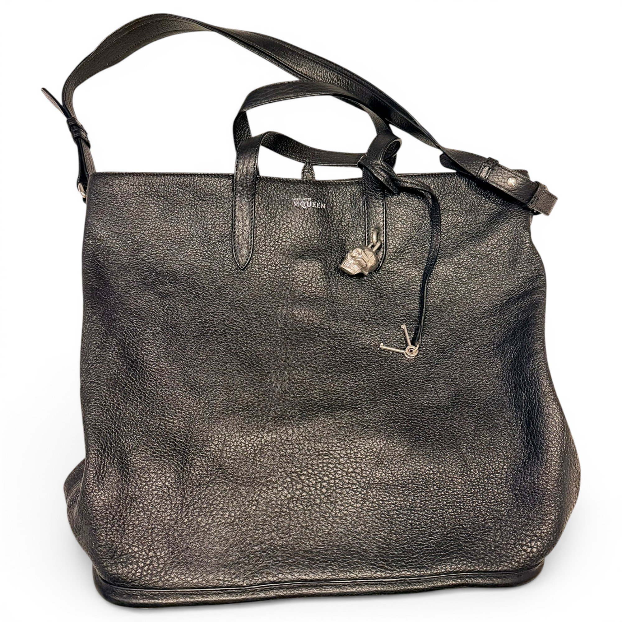 Leather tote