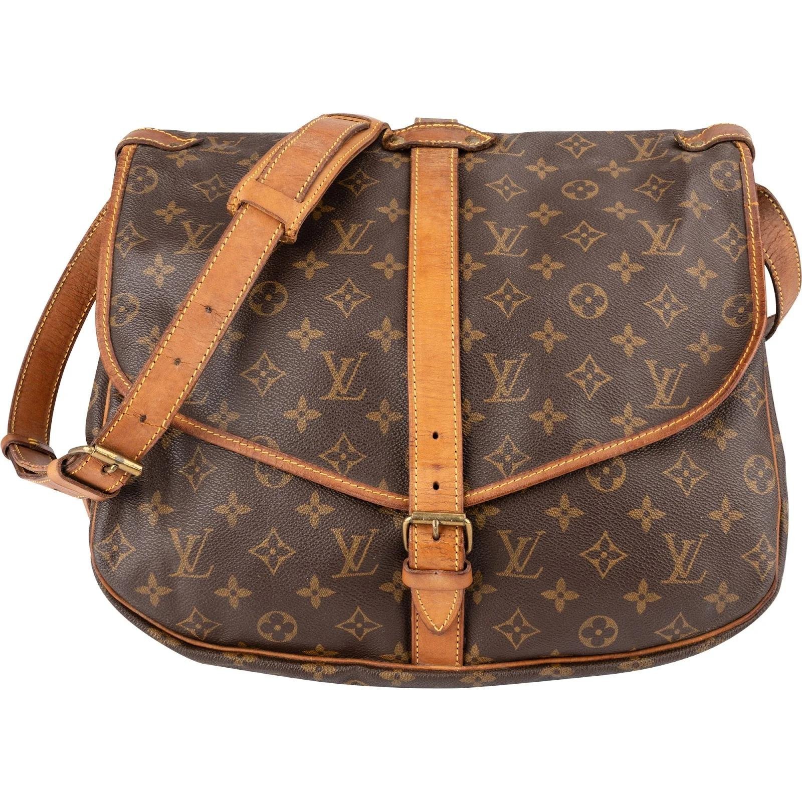 Saumur leather crossbody bag