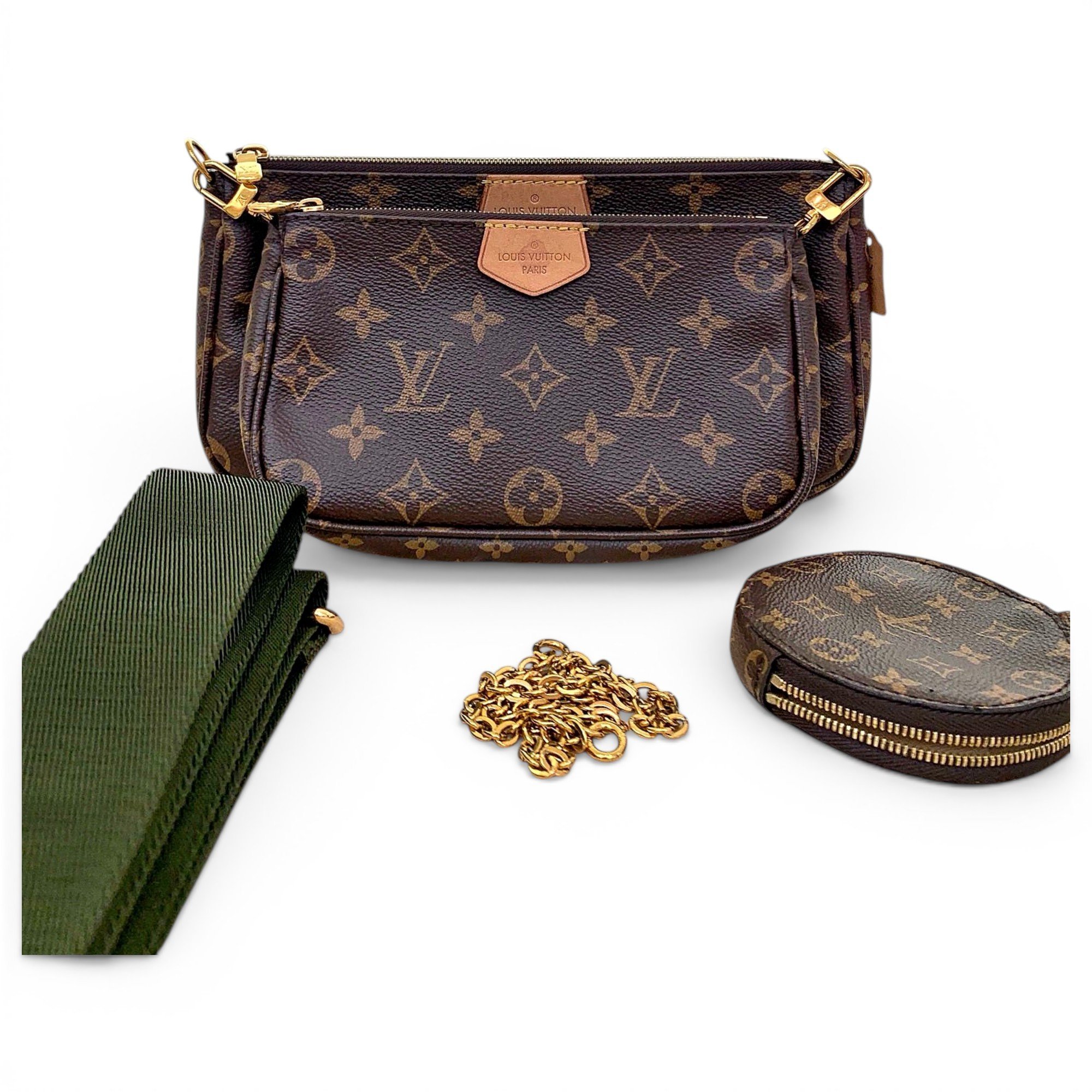Multi Pochette Accessoires leather handbag