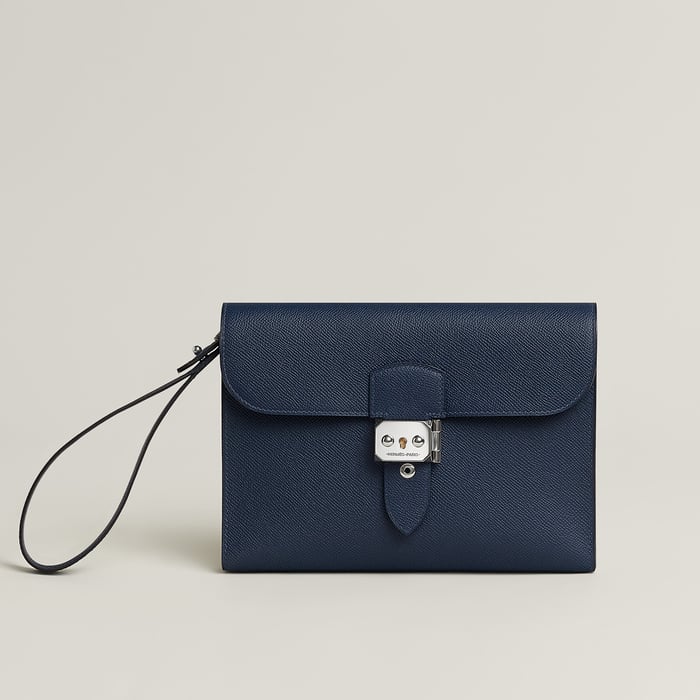 Bleu Abysse Sac a Depeches 24 Pouch