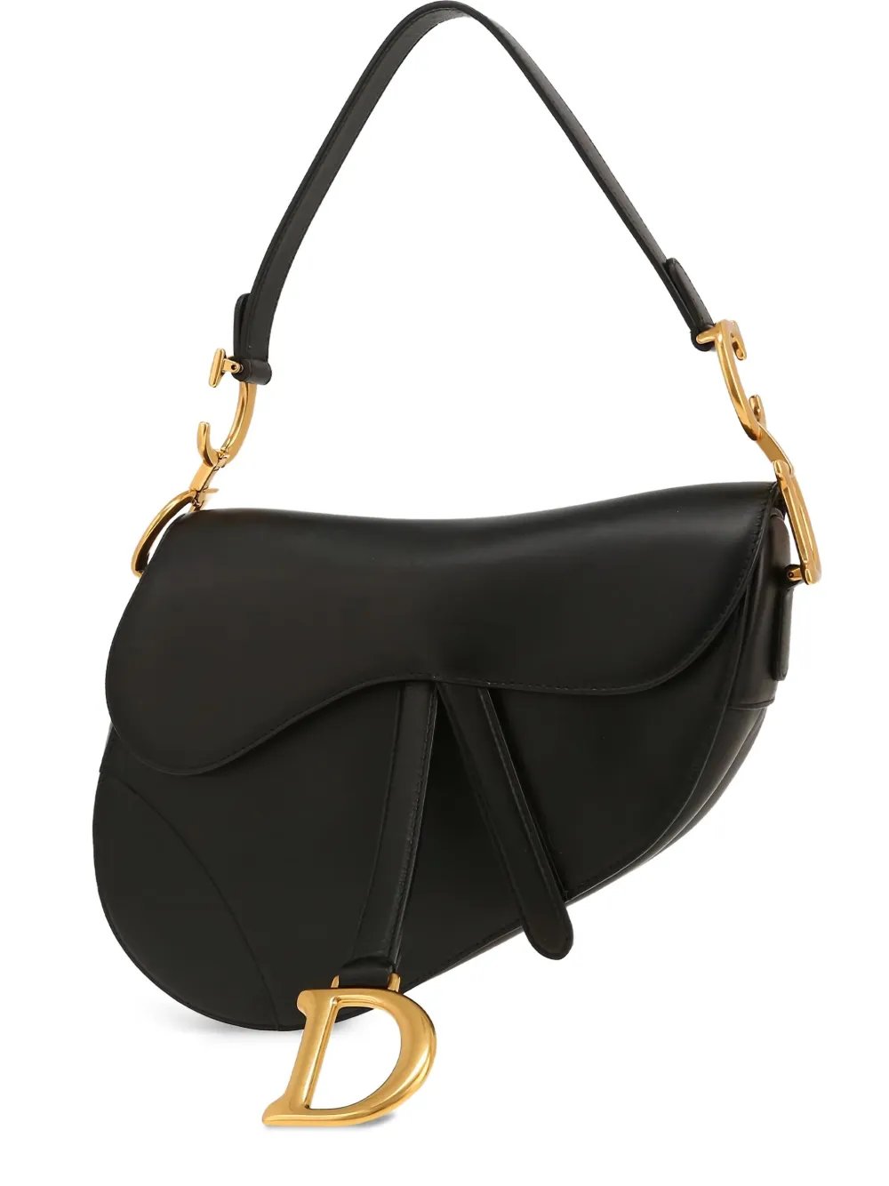 Saddle leather handbag