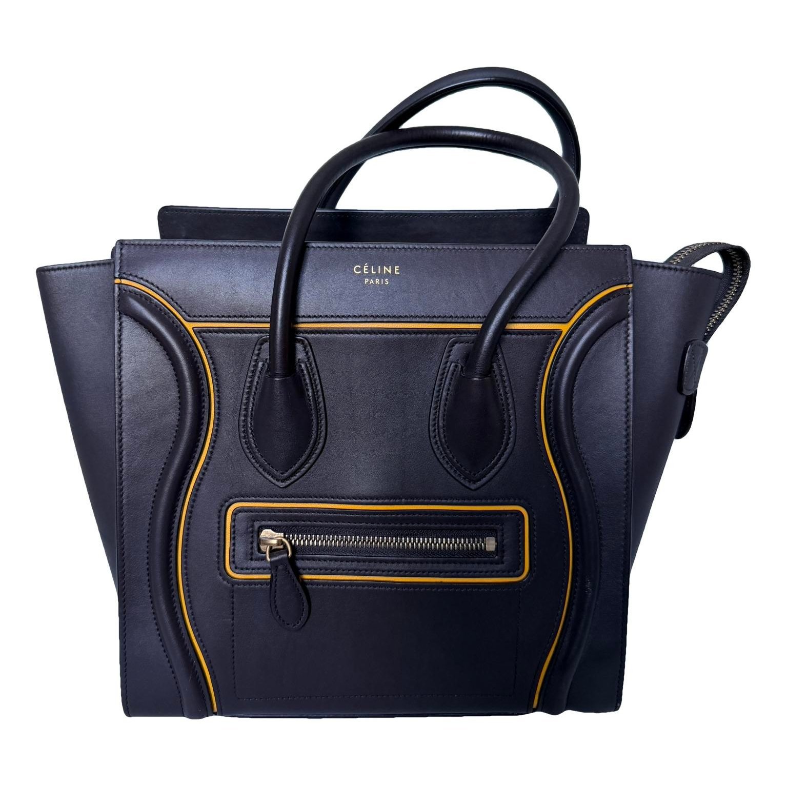 Luggage leather handbag