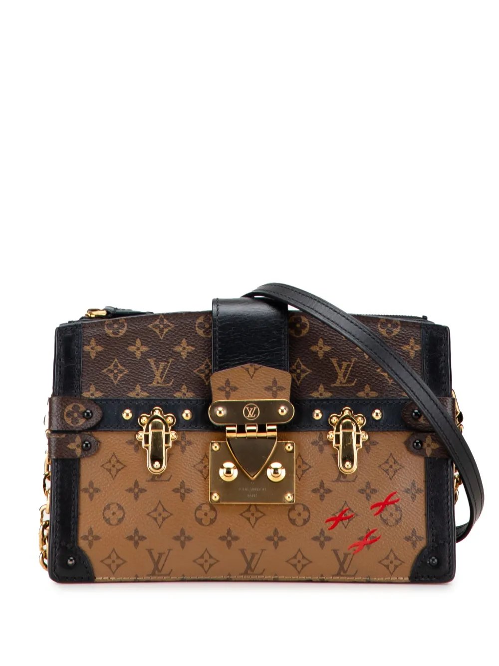 2021-2025 Monogram Reverse Trunk Clutch crossbody bag