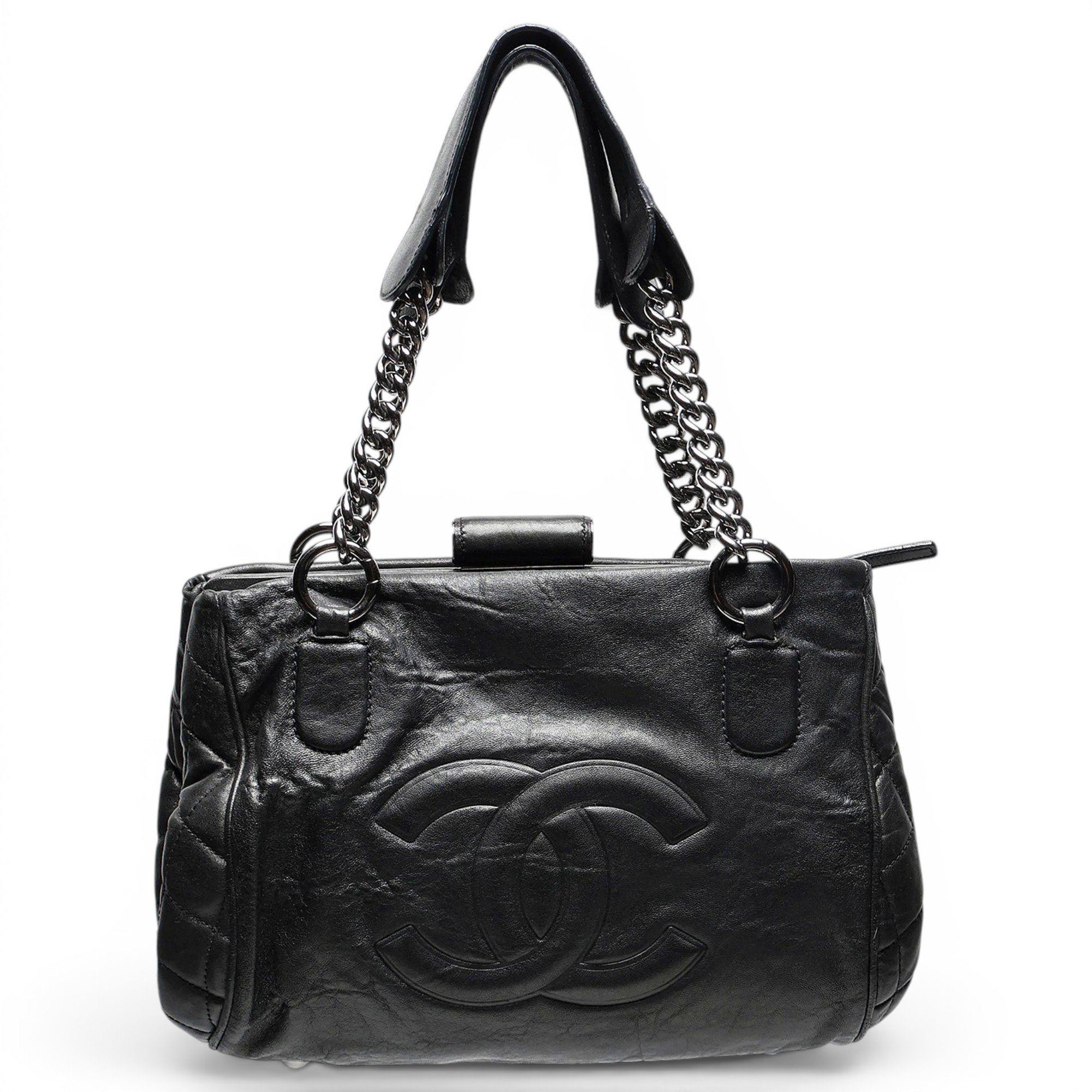 Leather handbag