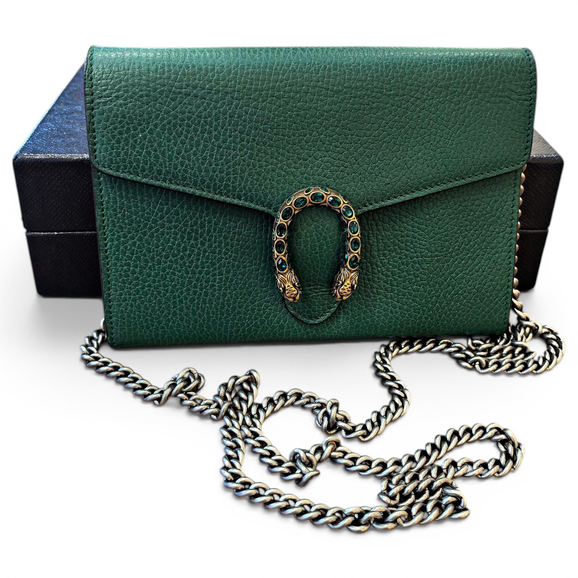 Dionysus leather clutch bag