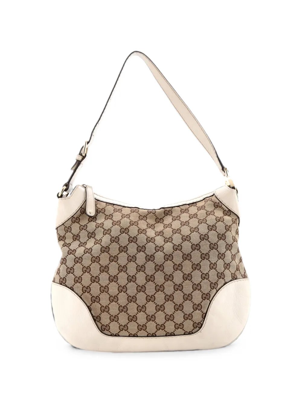Charlotte Zip GG Canvas with Leather Medium hobo bag