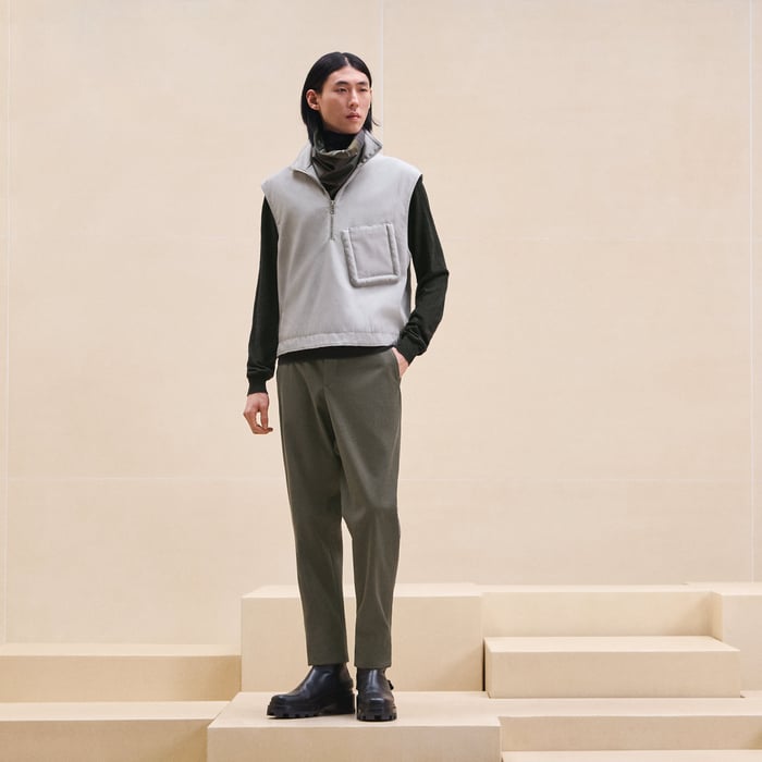 Silex Sleeveless Sweater With Bridle Detail