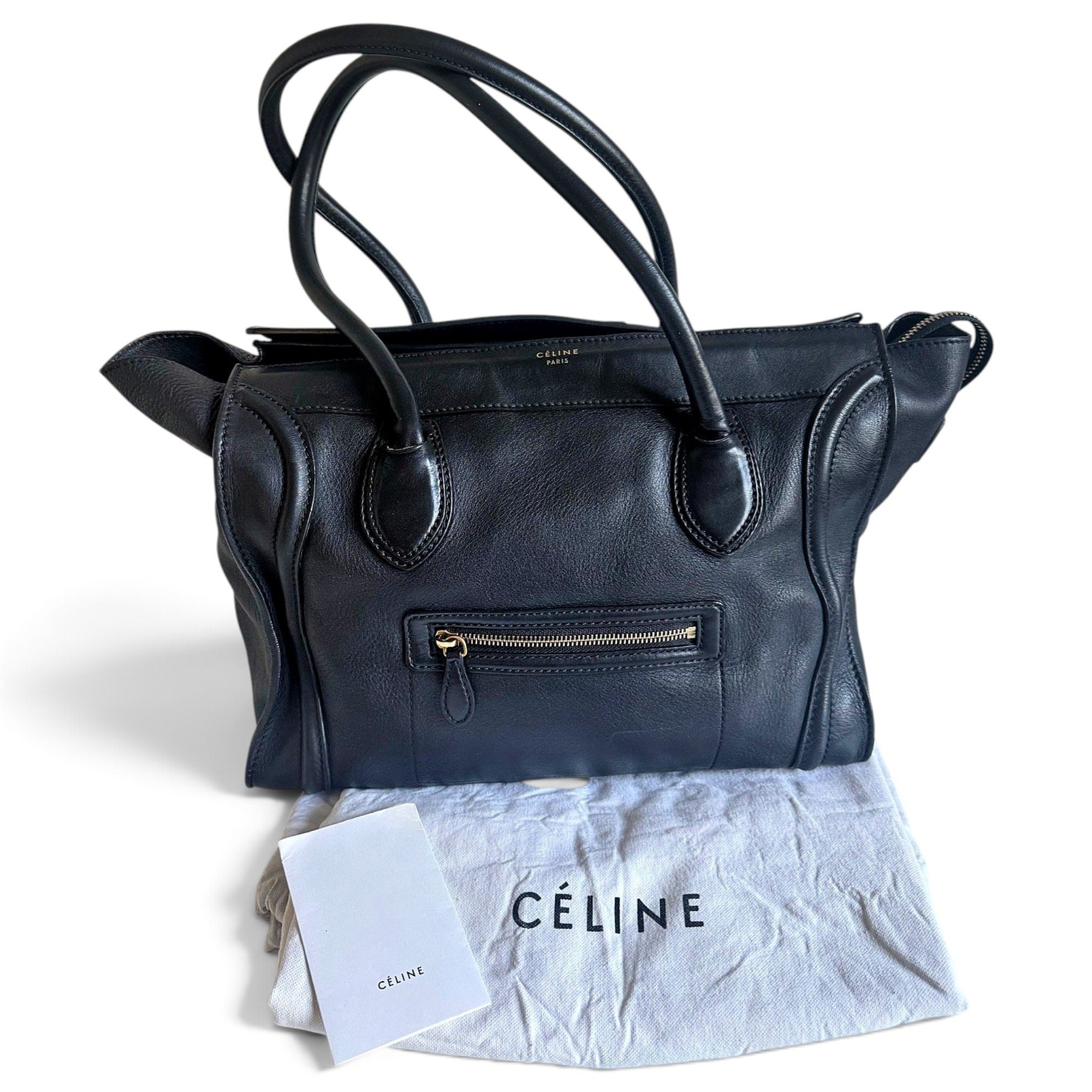 Luggage leather tote