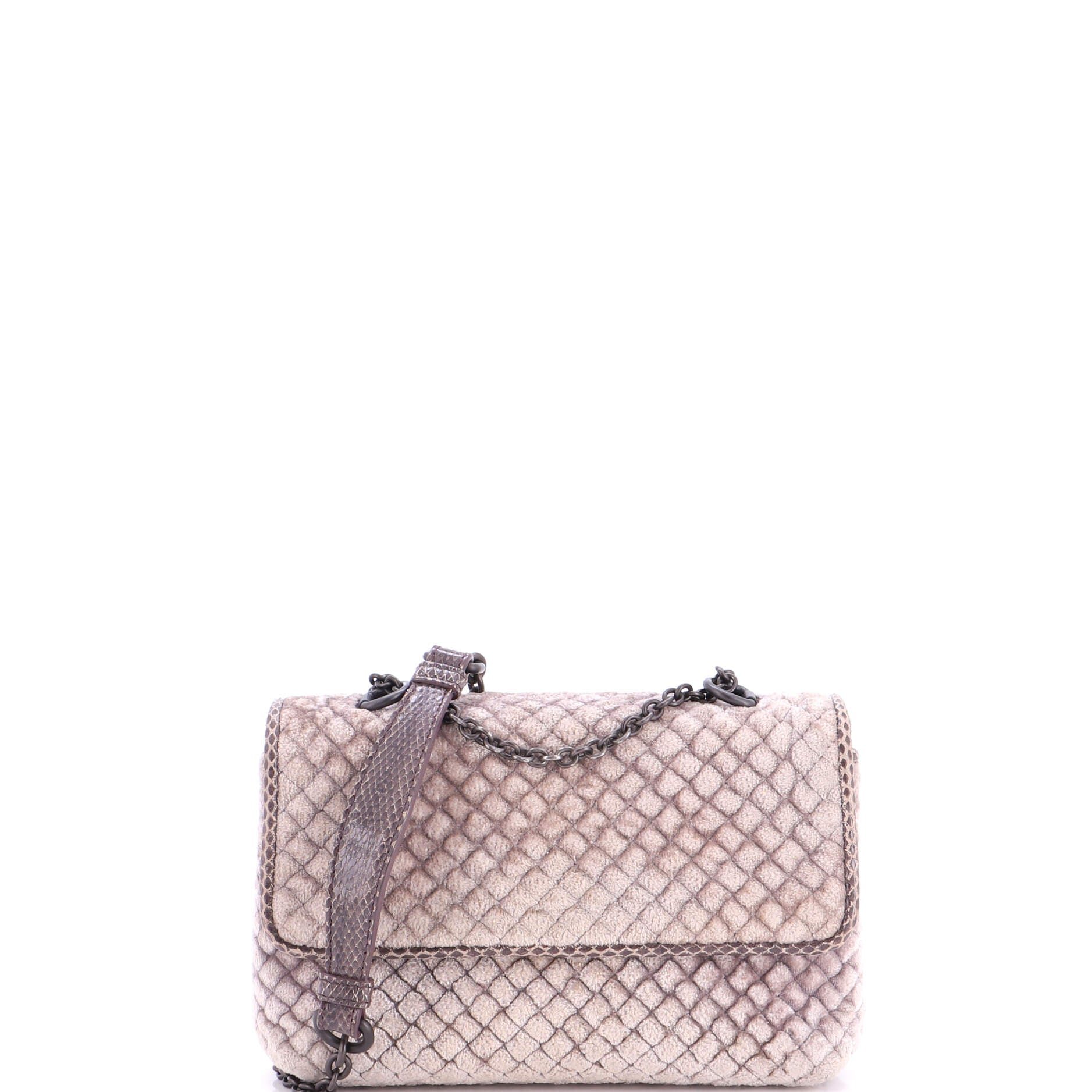 Olimpia Crossbody Bag Intrecciato Velvet Baby